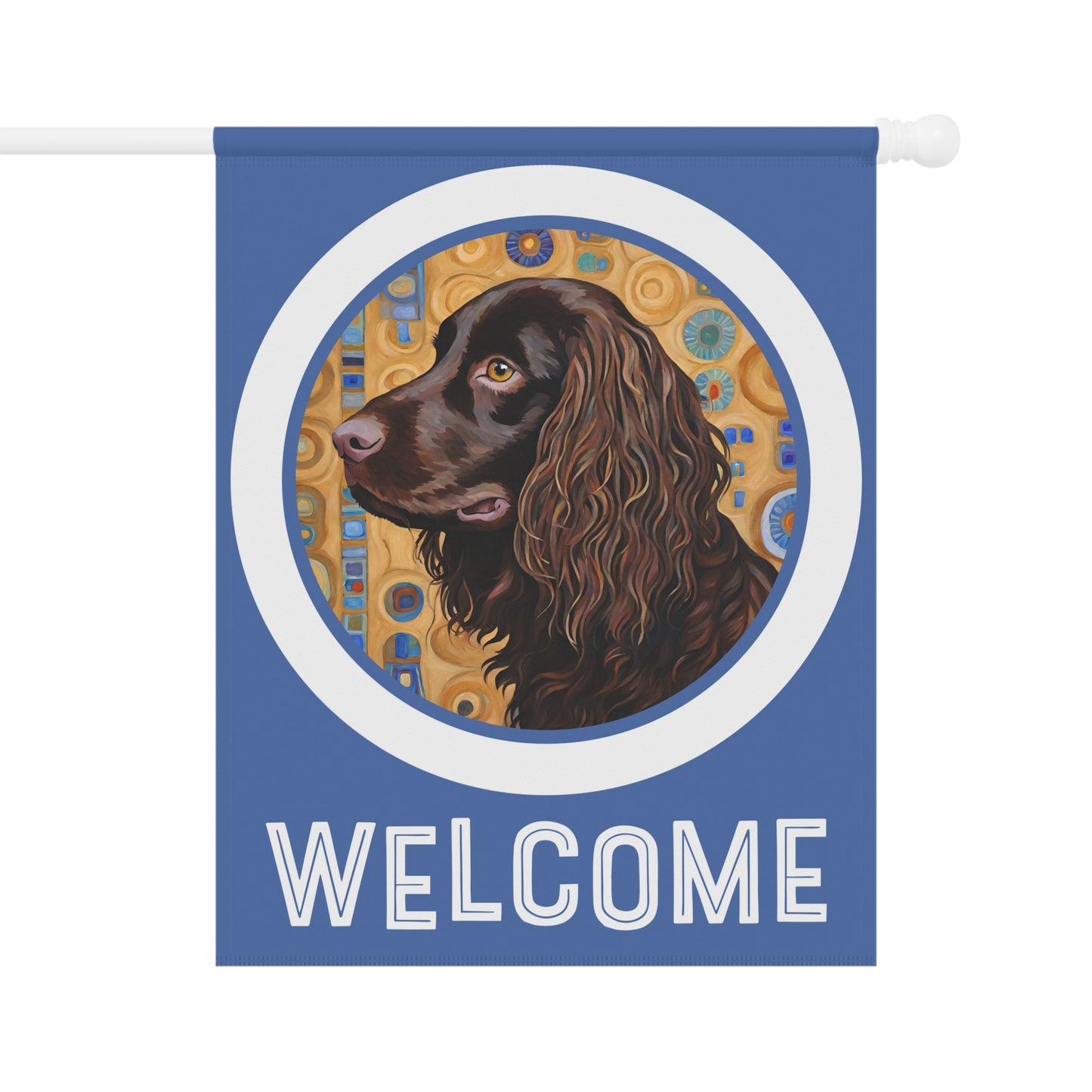 Boykin Welcome 2-Sided Garden & House Flag/Banner
