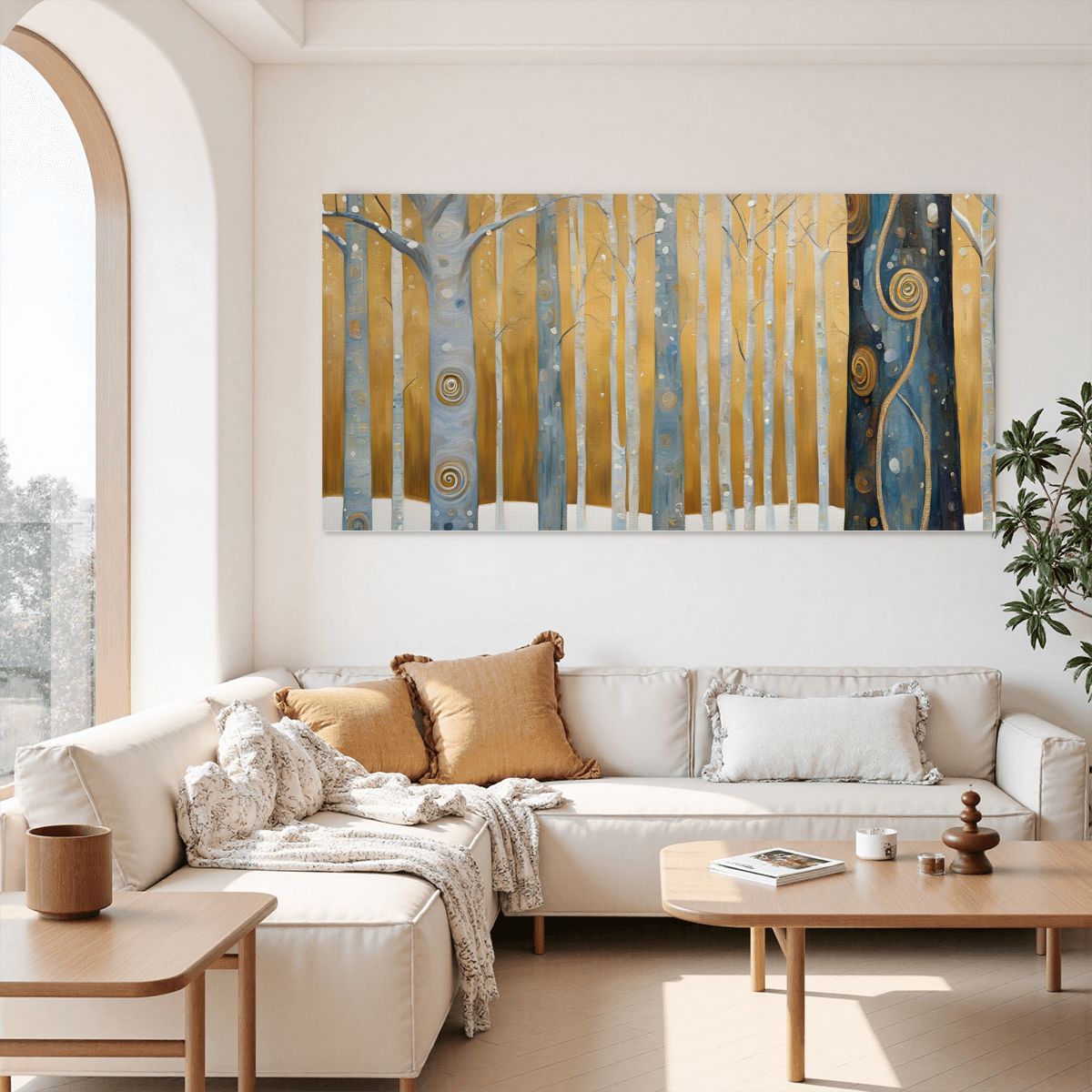 60" x 30" Printed Canvas Fabric Wall Art - No Frame (Made in USA)