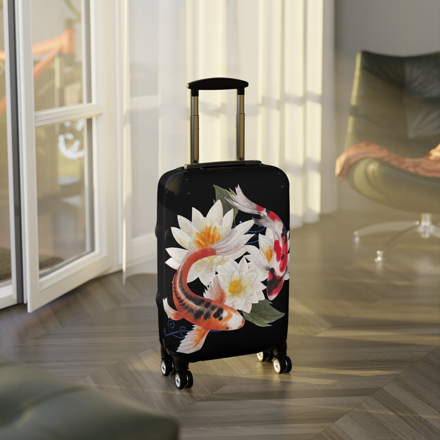 Koi Fish Duo Luggage Cover