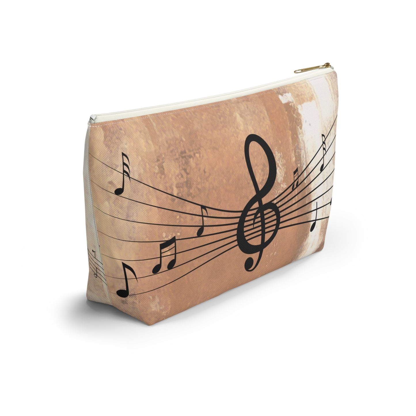 Music Notes Scuff Accessory Pouch w T-bottom