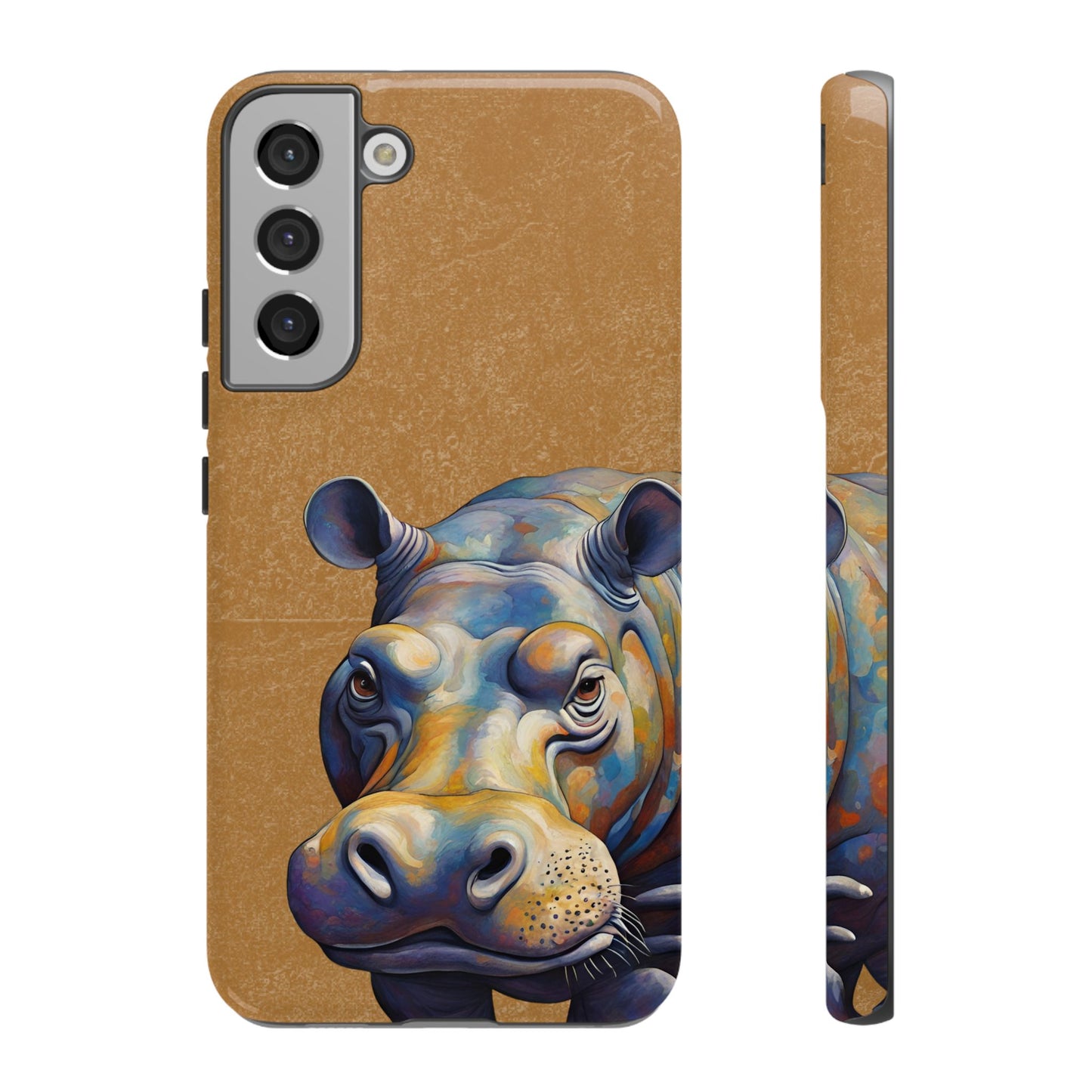 Hippo Wildlife iPhone Samsung Galaxy Google Pixel Tough Cases