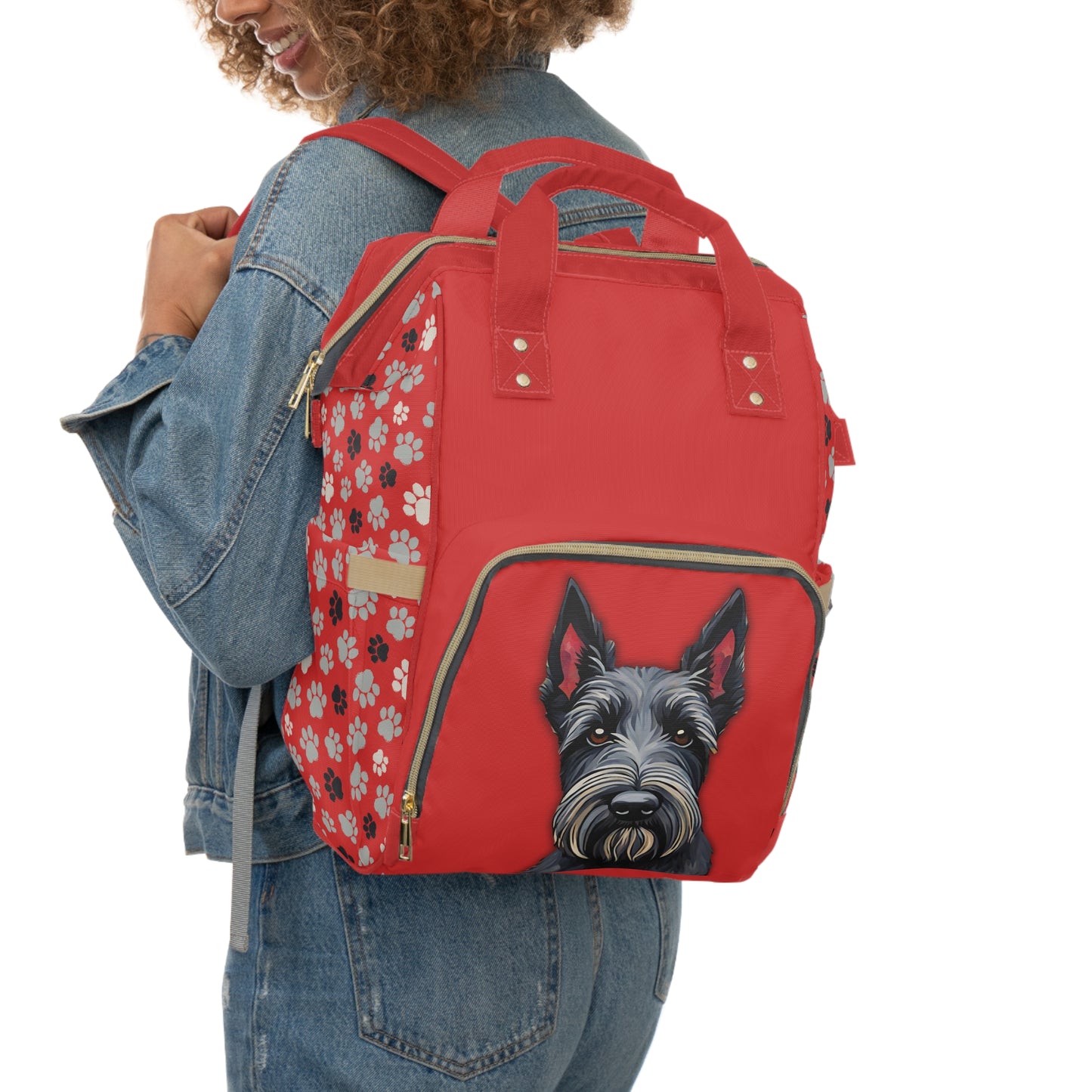 Scottish Terrier Multifunctional Backpack