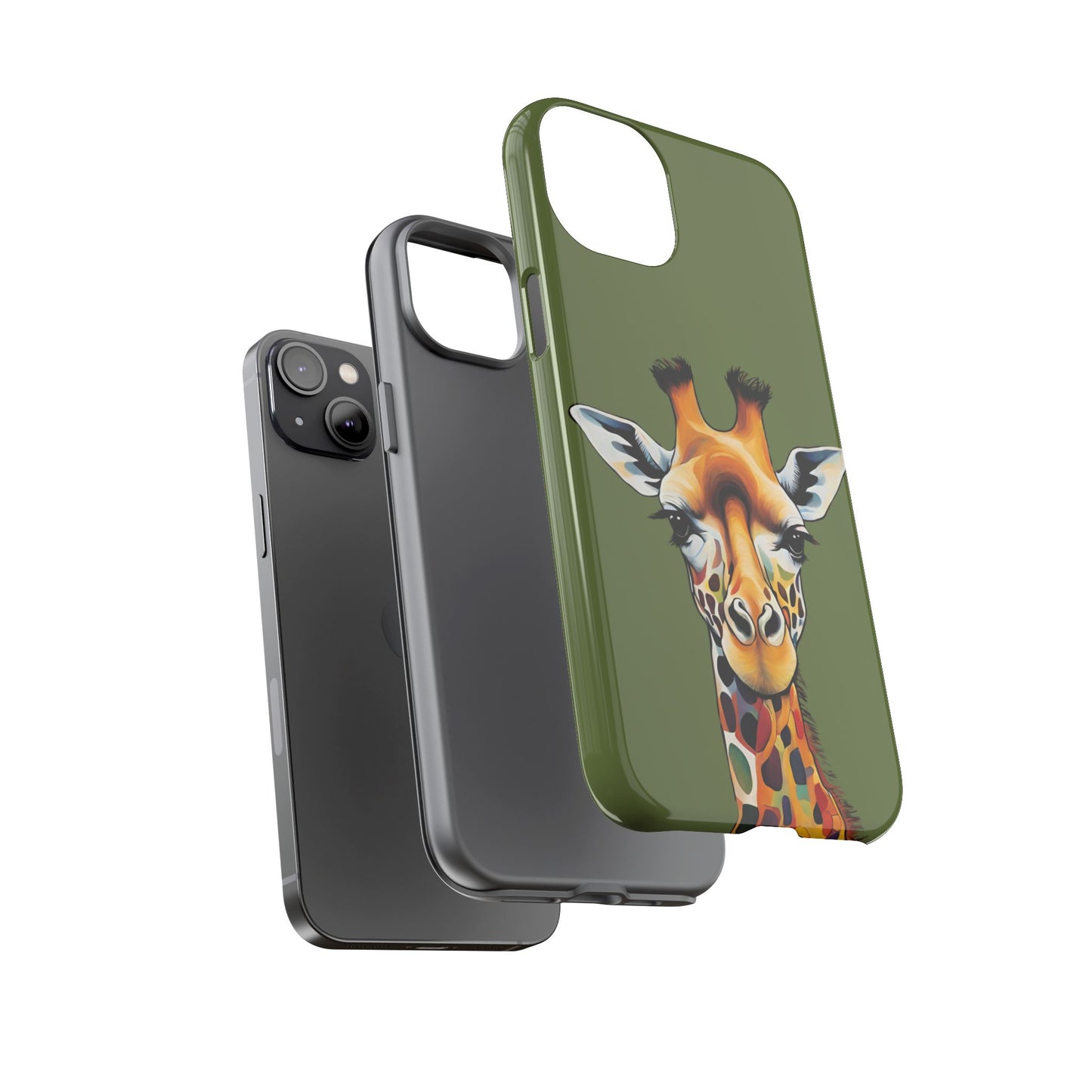 Giraffe Wildlife iPhone Samsung Galaxy Google Pixel Tough Cases