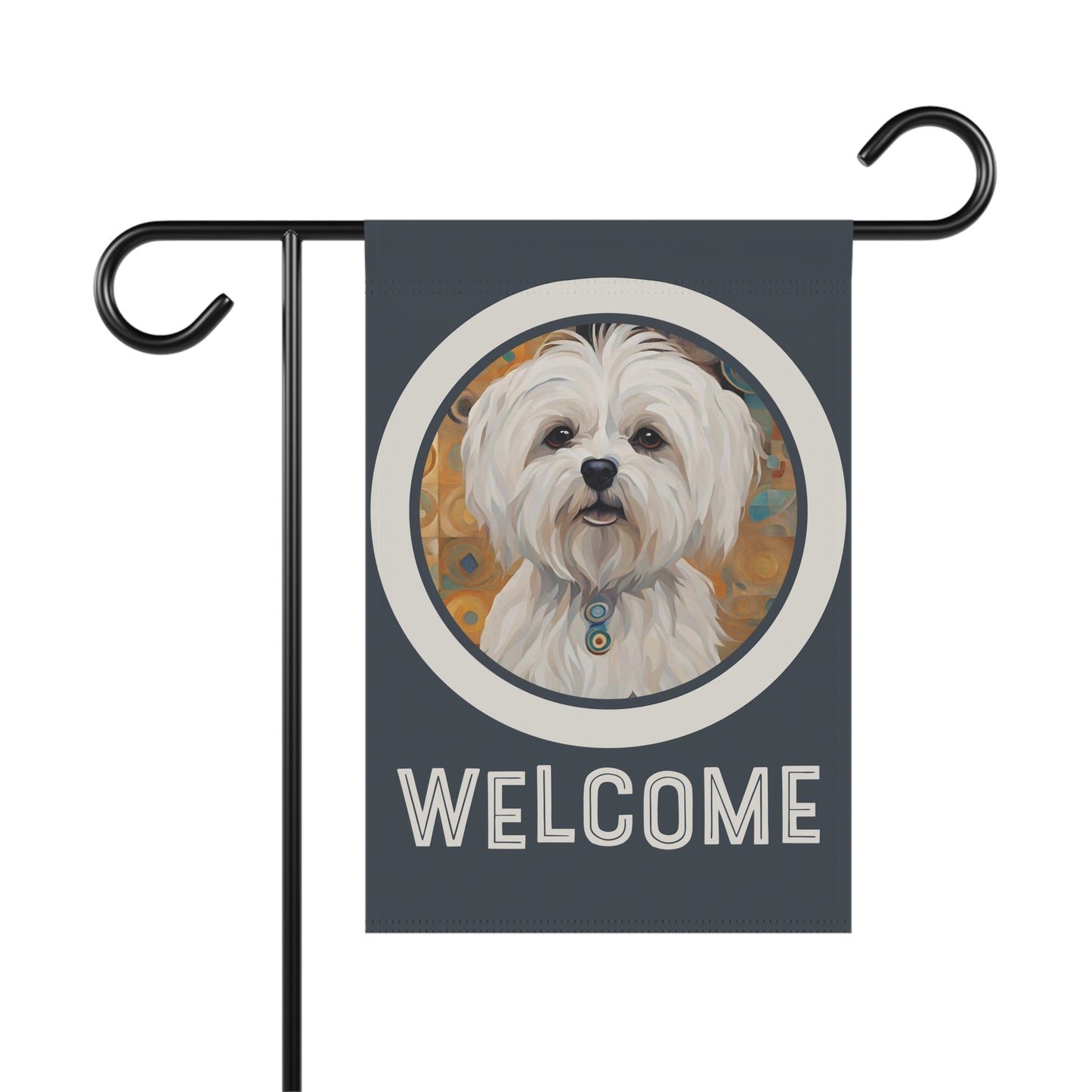 Maltese Welcome 2-Sided Garden & House Flag/Banner