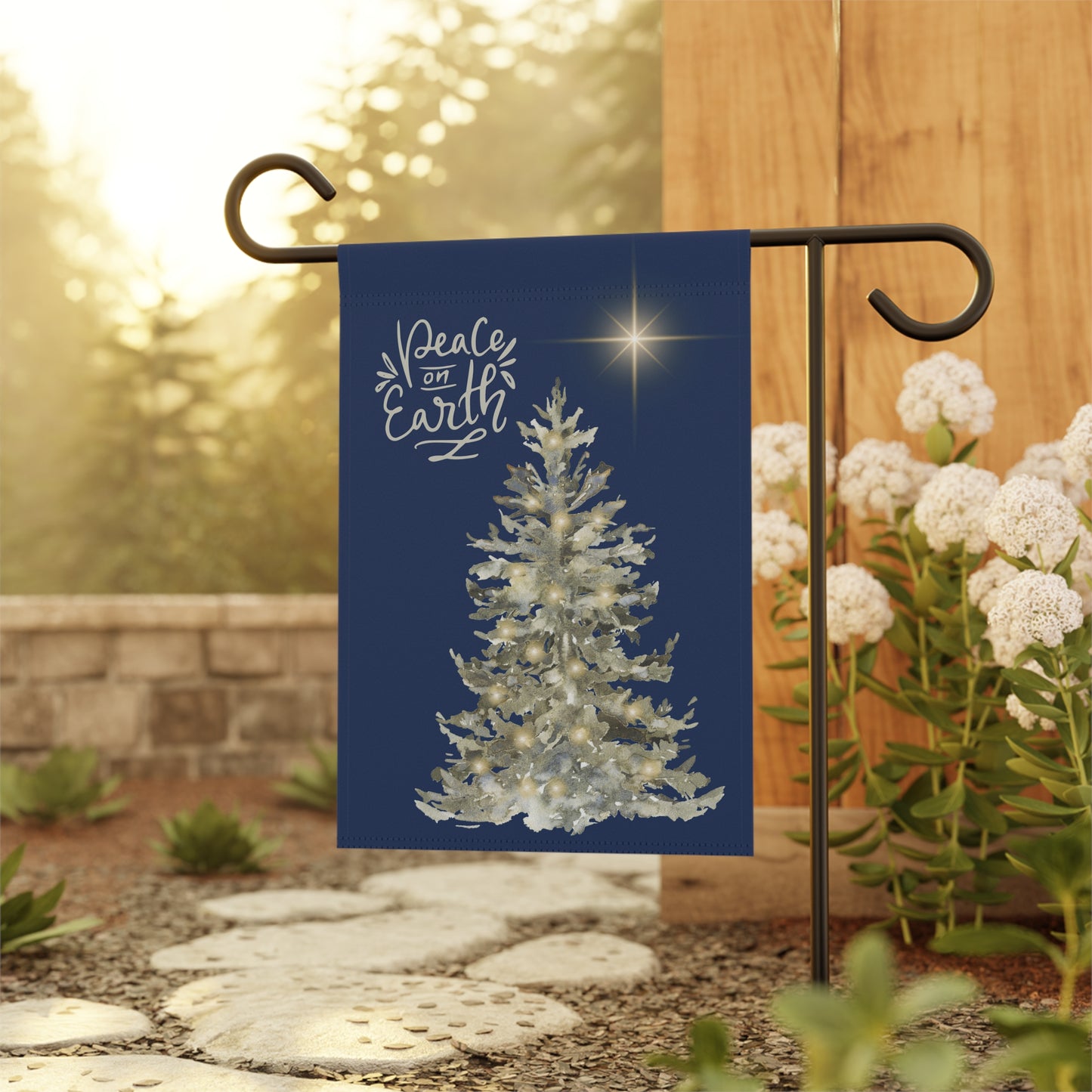 Peace on Earth 2-Sided Garden & House Banner