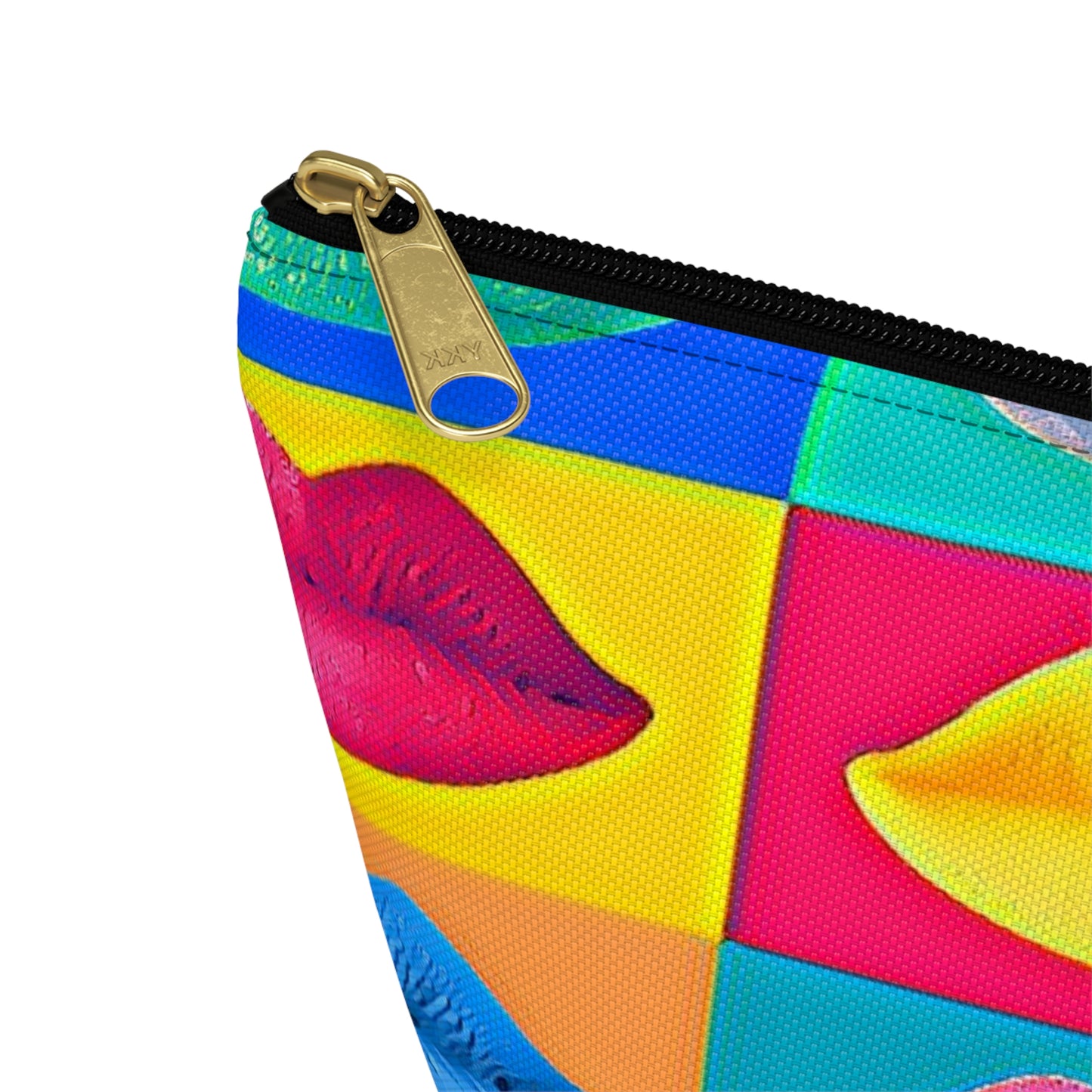 Pop Art Lips Accessory Pouch w T-bottom