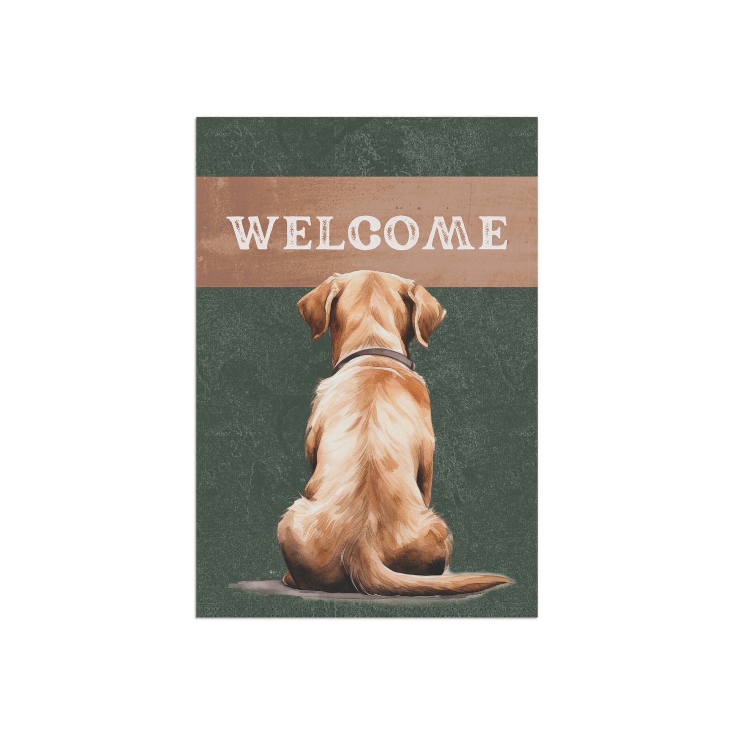 Labrador Welcome 2-Sided Garden & House Flag/Banner