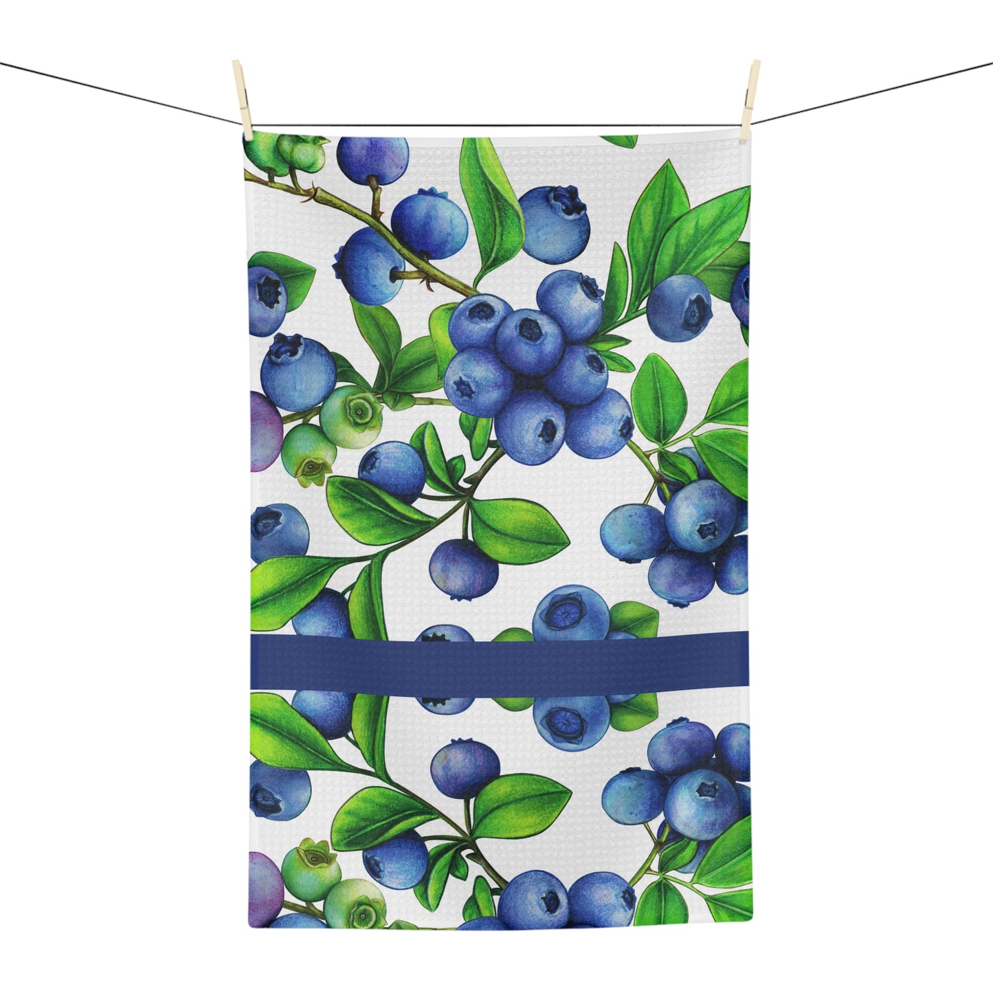 Blueberry Afternoon Microfiber Tea Towel