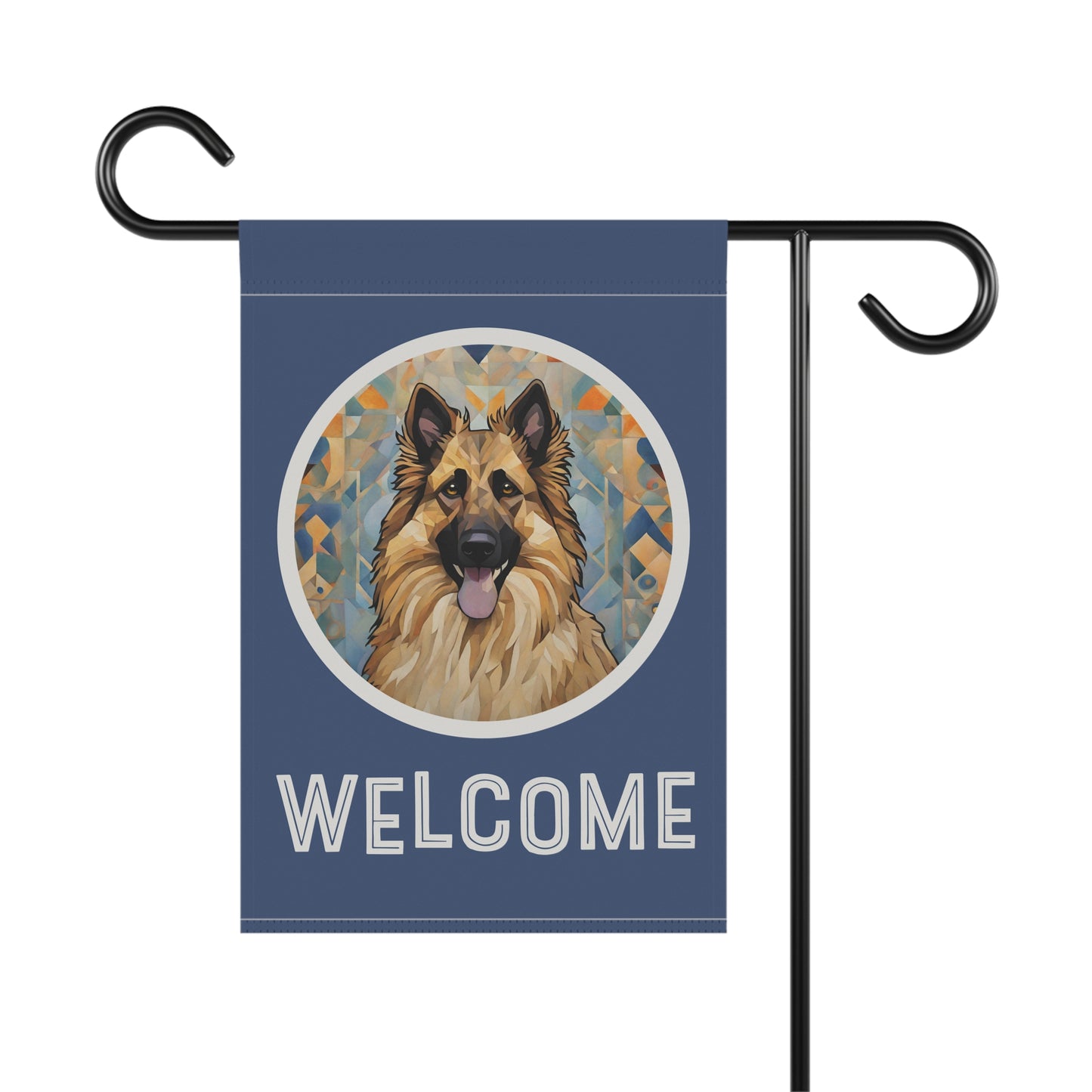 Belgian Tervuren Welcome 2-Sided Garden & House Flag/Banner