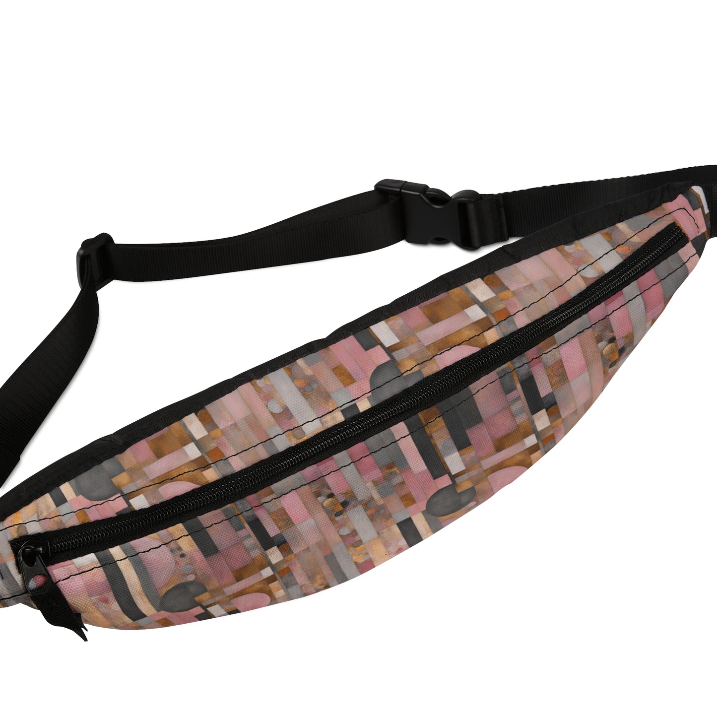 Pinked Abstract Fanny Pack