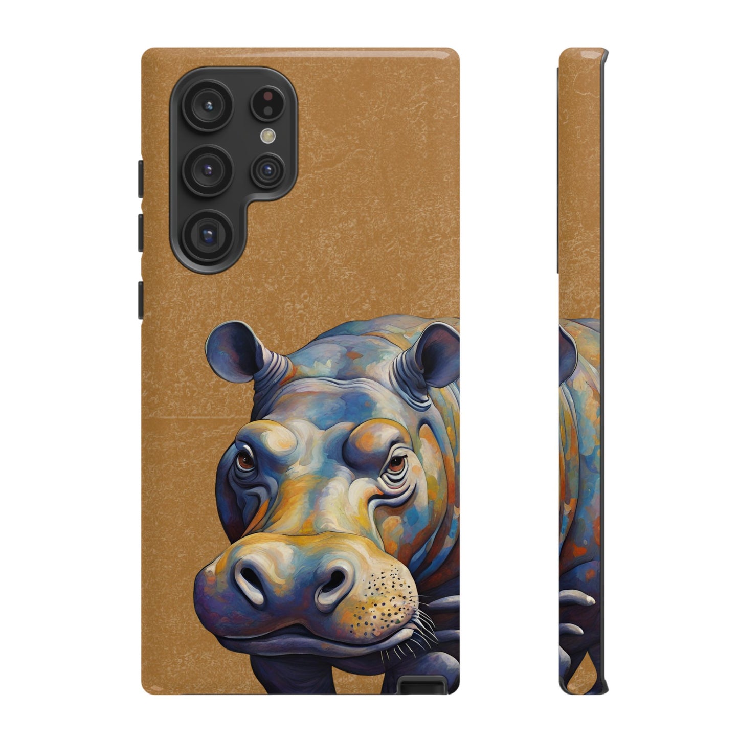 Hippo Wildlife iPhone Samsung Galaxy Google Pixel Tough Cases