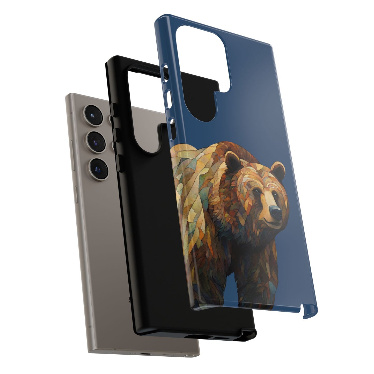 Grizzly Wildlife iPhone Samsung Galaxy Google Pixel Tough Cases