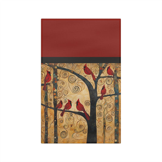 Cardinal Meeting Microfiber Tea Towel