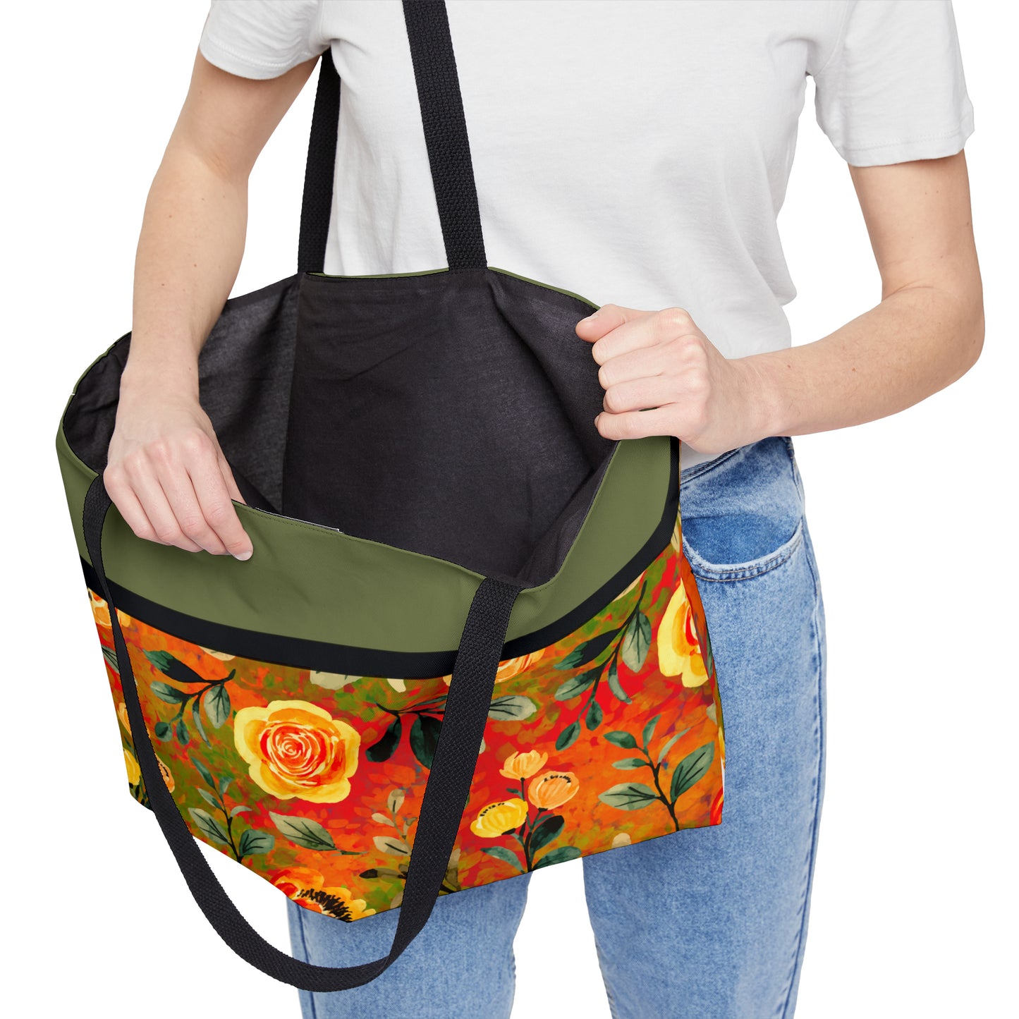 Saratoga Floral Weekender Tote Bag