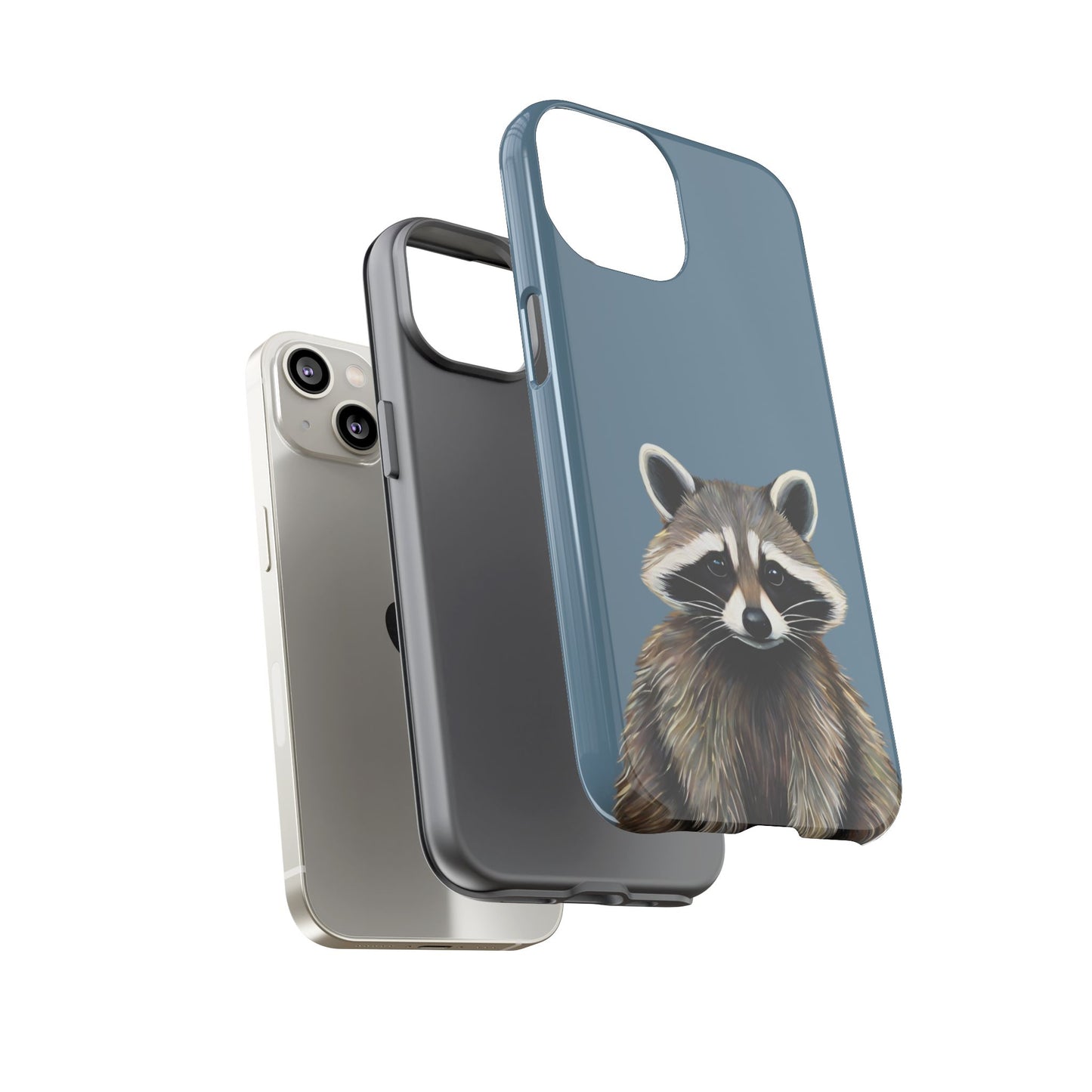 Raccoon Wildlife iPhone Samsung Galaxy Google Pixel Tough Cases