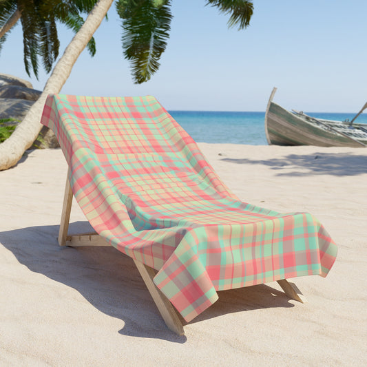 Dani Plaid Beach Towel