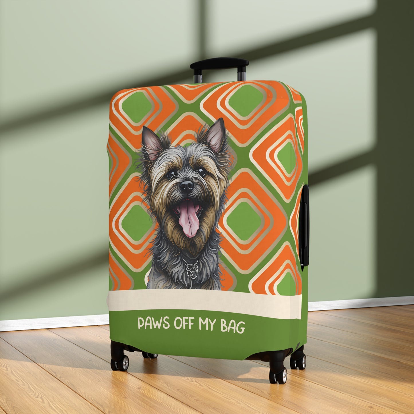 Cairn Terrier Paws Off My Bag Luggage Cover