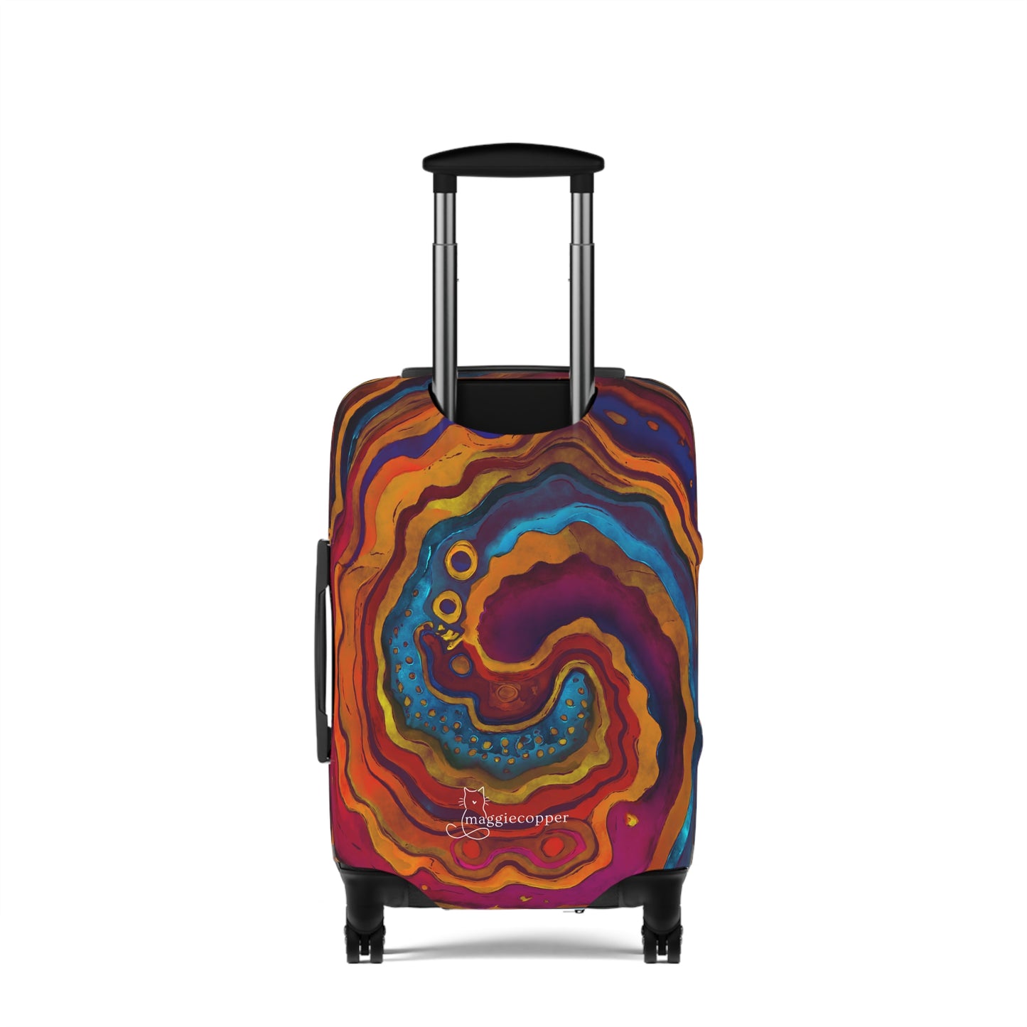 Geode Swirl Luggage Cover