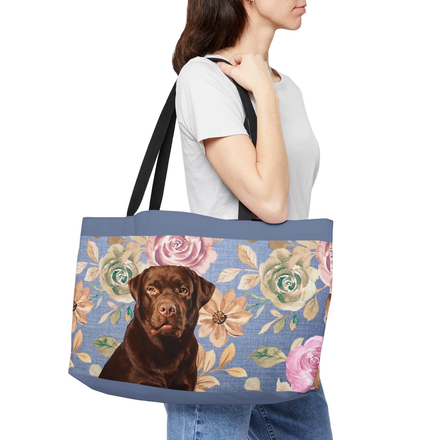 Chocolate Labrador Weekender Tote Bag