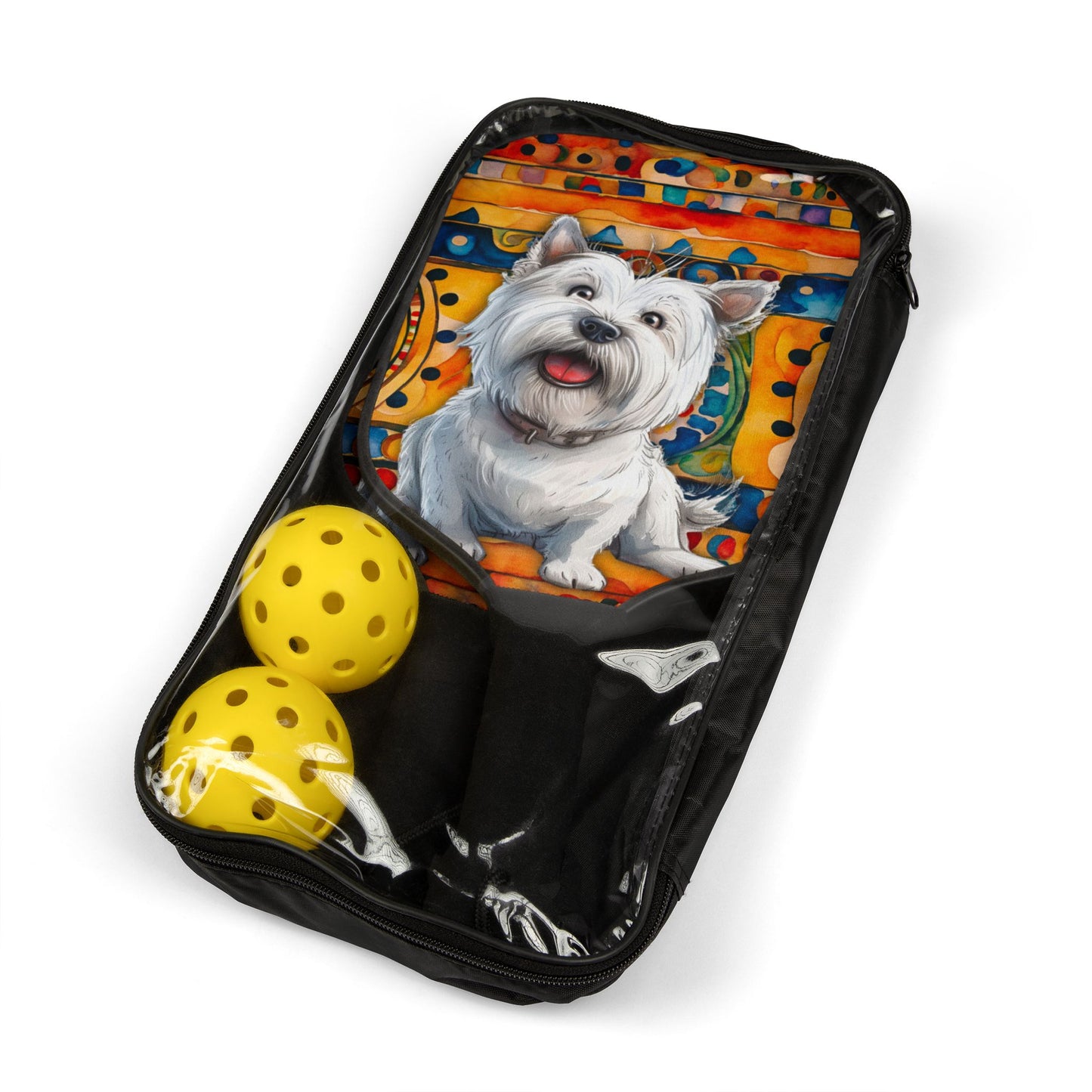 Playful Westie Pickleball Kit