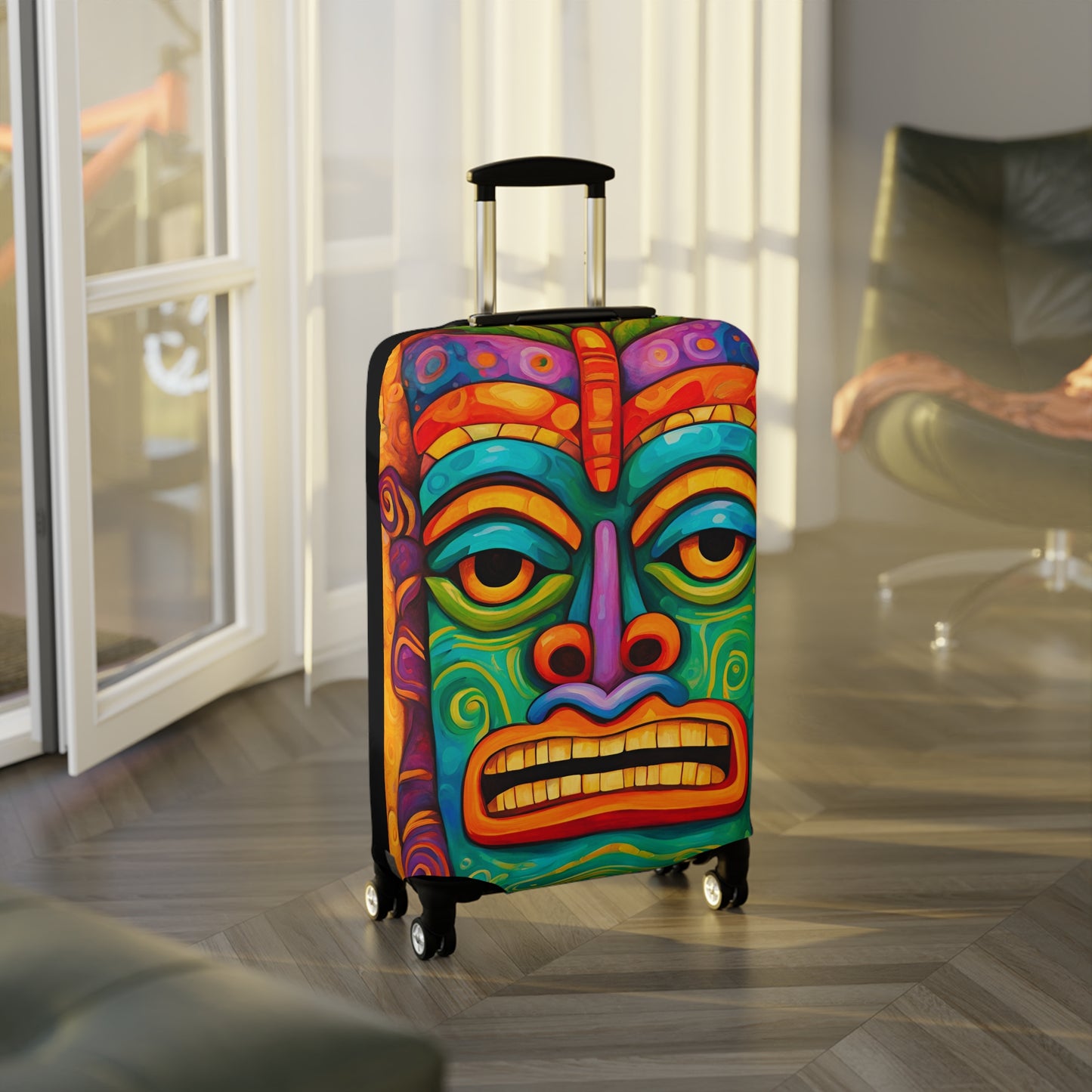 Tiki Chuck Luggage Cover ONLY