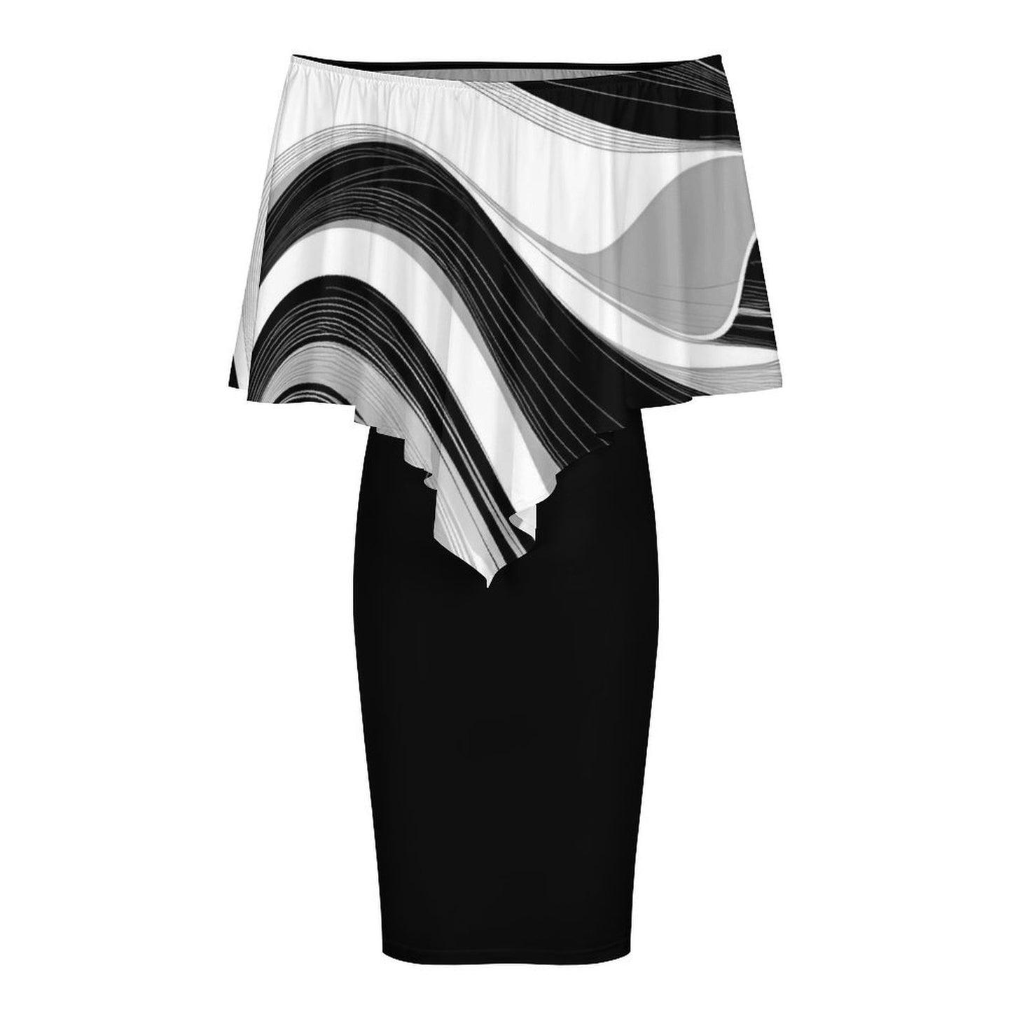 Gatsby Women's Off-shoulder Shawl Dress