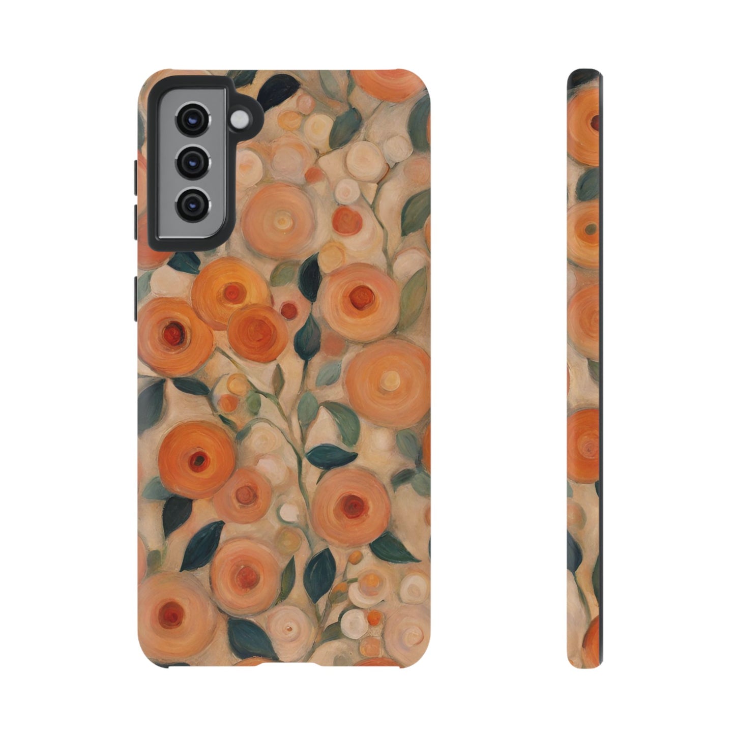 Citrus Floral iPhone Samsung Galaxy Google Pixel Tough Cases