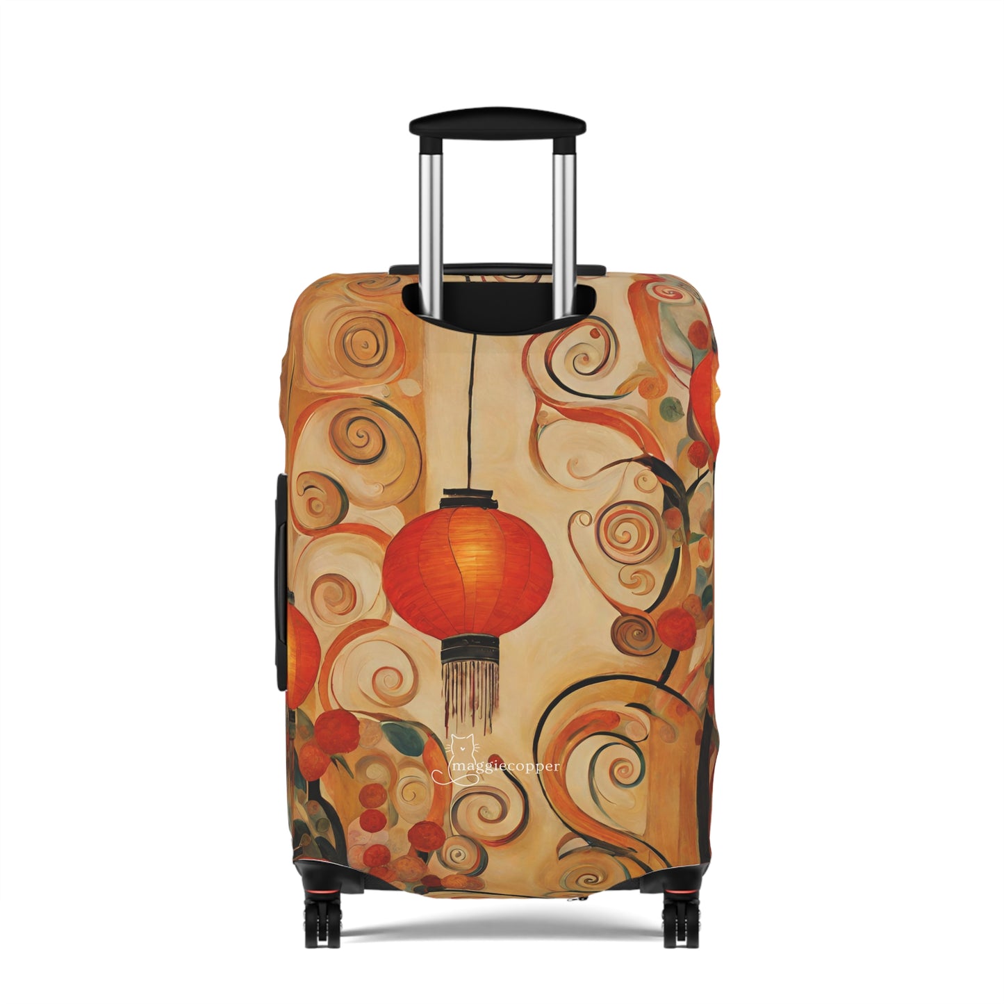 Lanterns & Swirls Luggage Cover