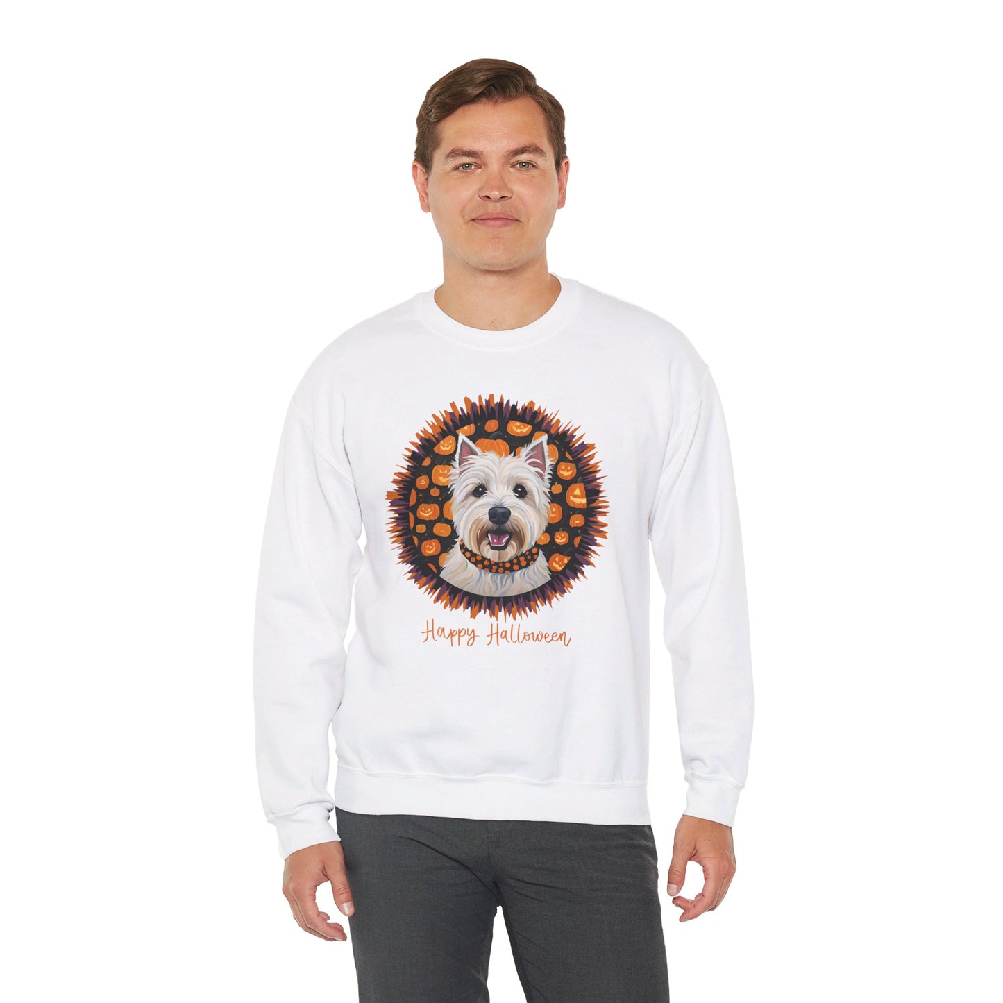 West Highland Terrier Halloween Unisex Heavy Blend™ Crewneck Sweatshirt