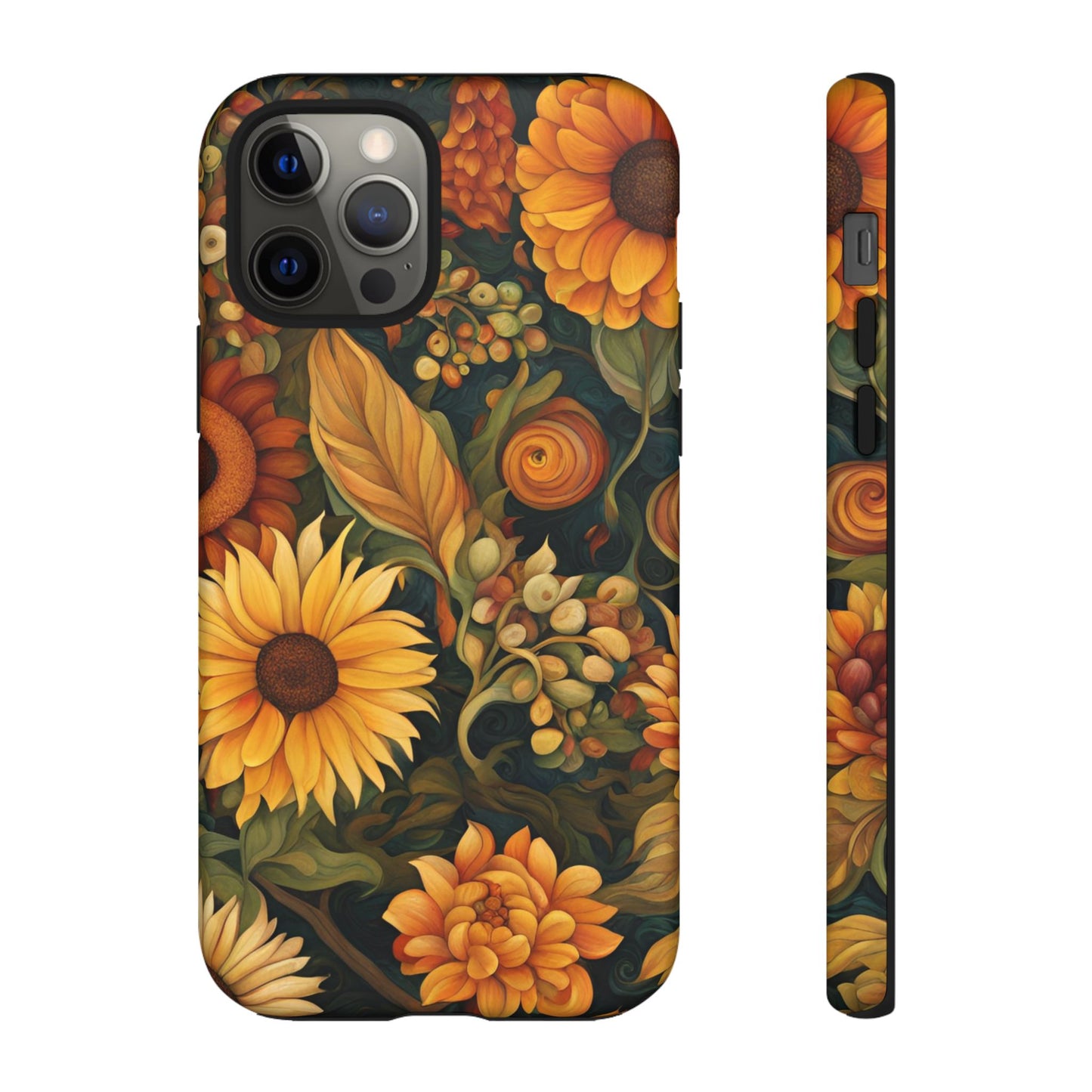 Autumn Flowers iPhone Samsung Galaxy Google Pixel Tough Cases