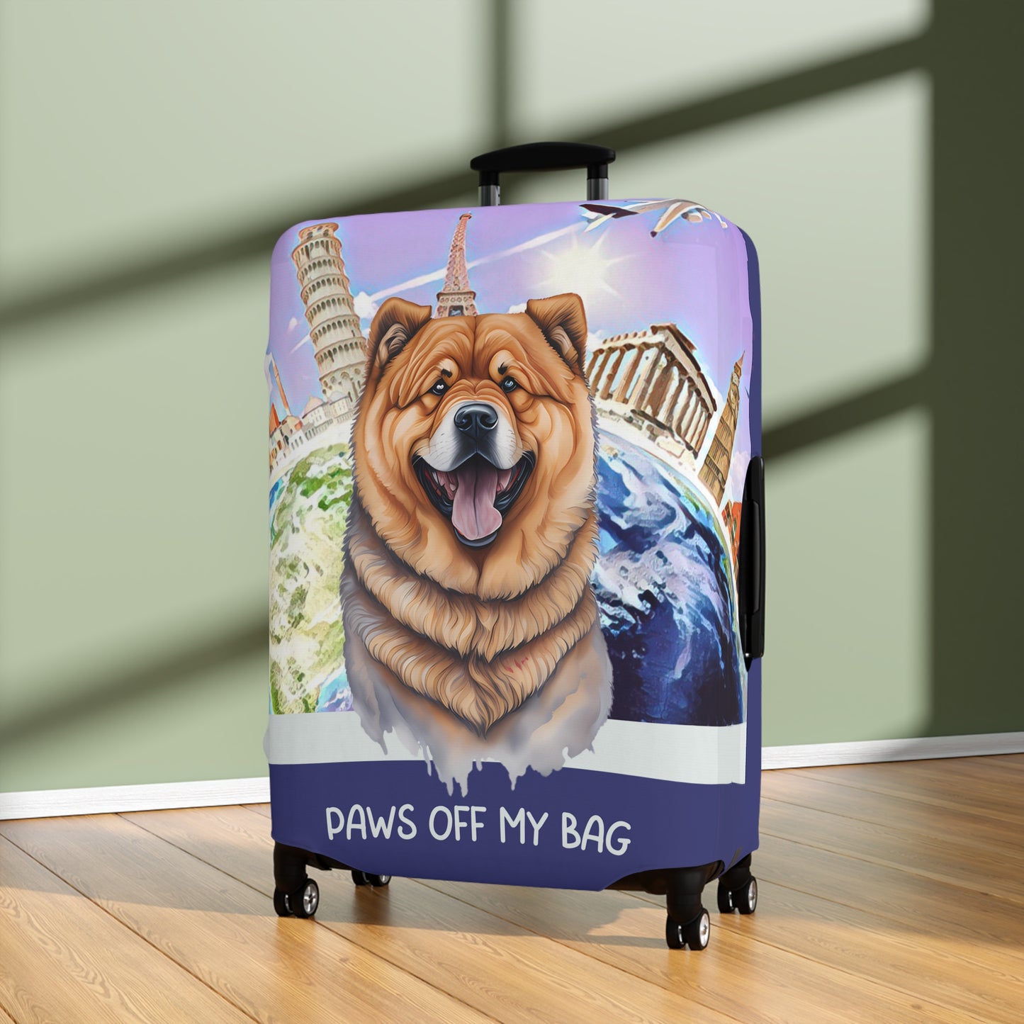 Chow Chow Paws Off My Bag Luggage Cover