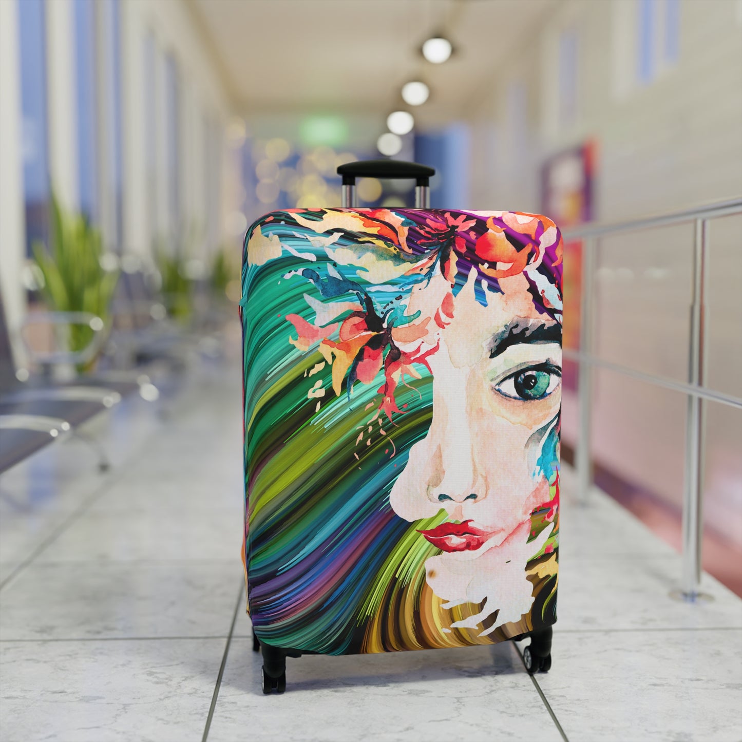 Insight Abstract Art Luggage Cover