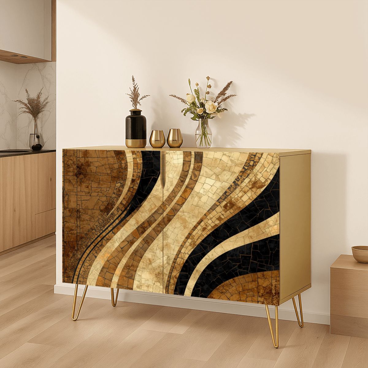 Modern Wooden Storage Cabinet (Made in USA)