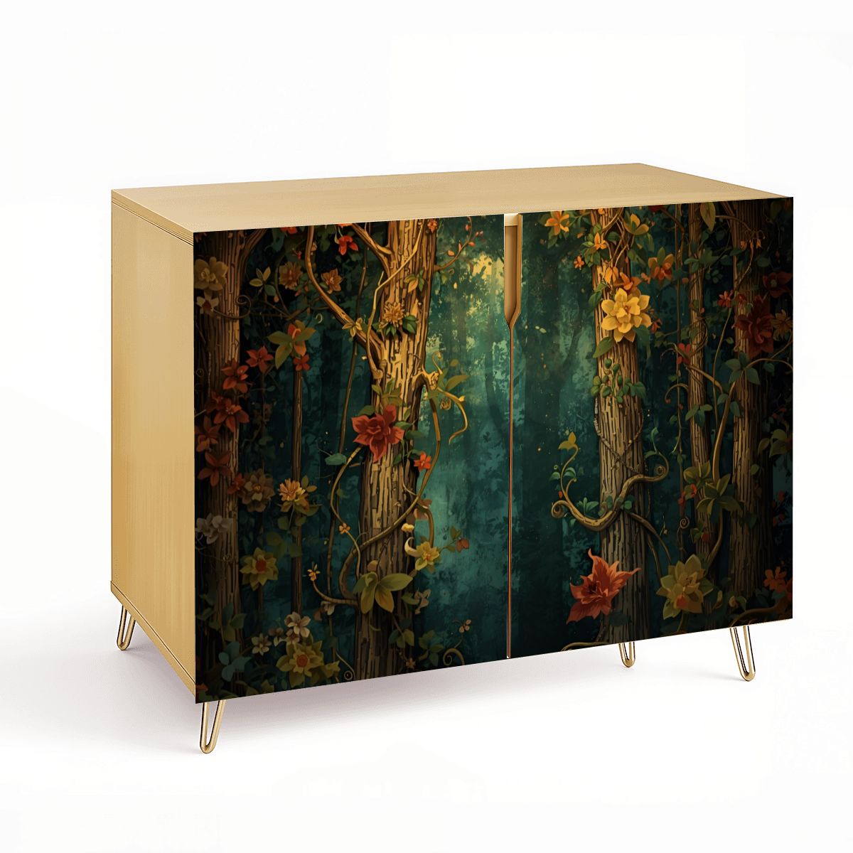 Fantasy Forest Wooden Storage Cabinet (Made in USA)