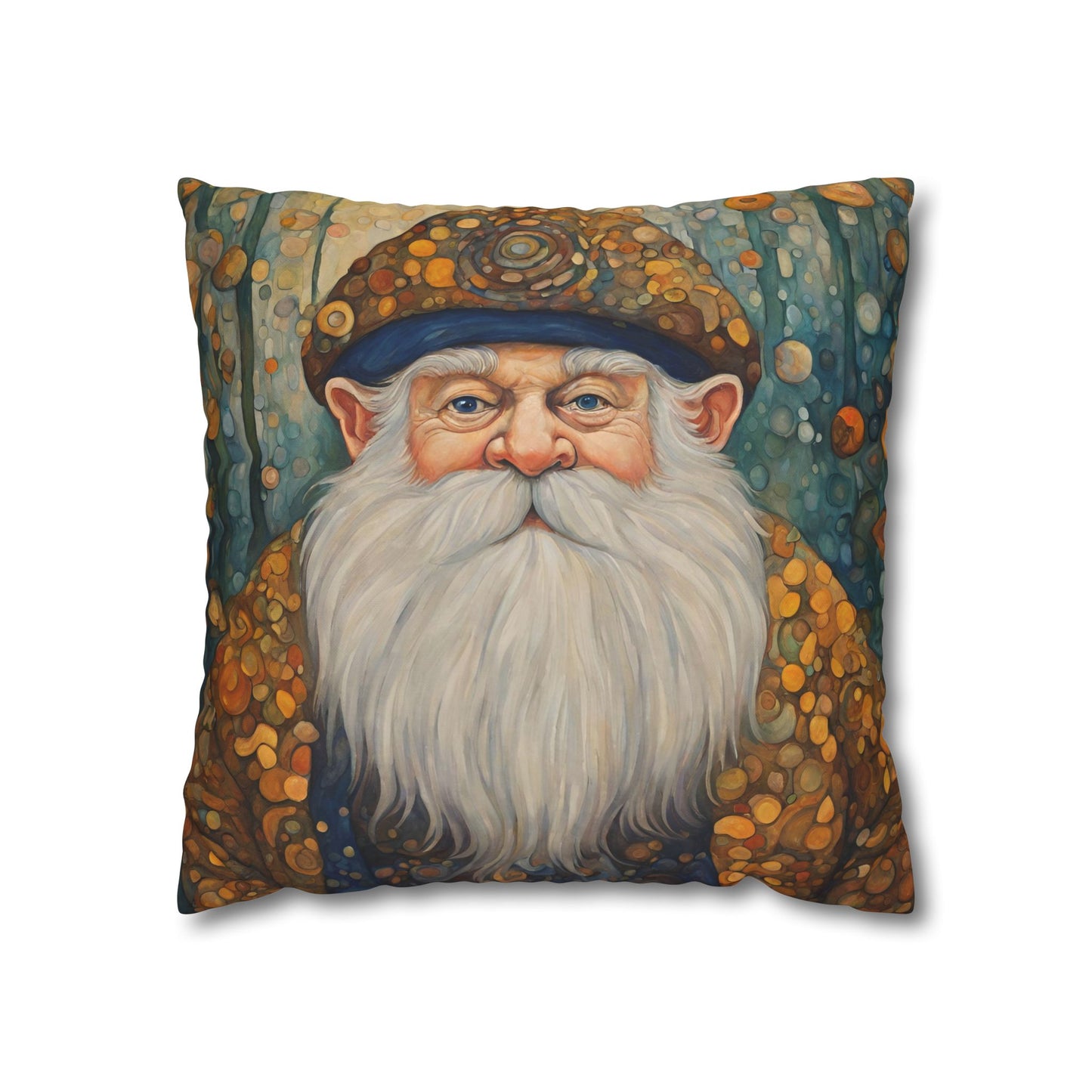 The Gnome Square Poly Canvas Pillowcase