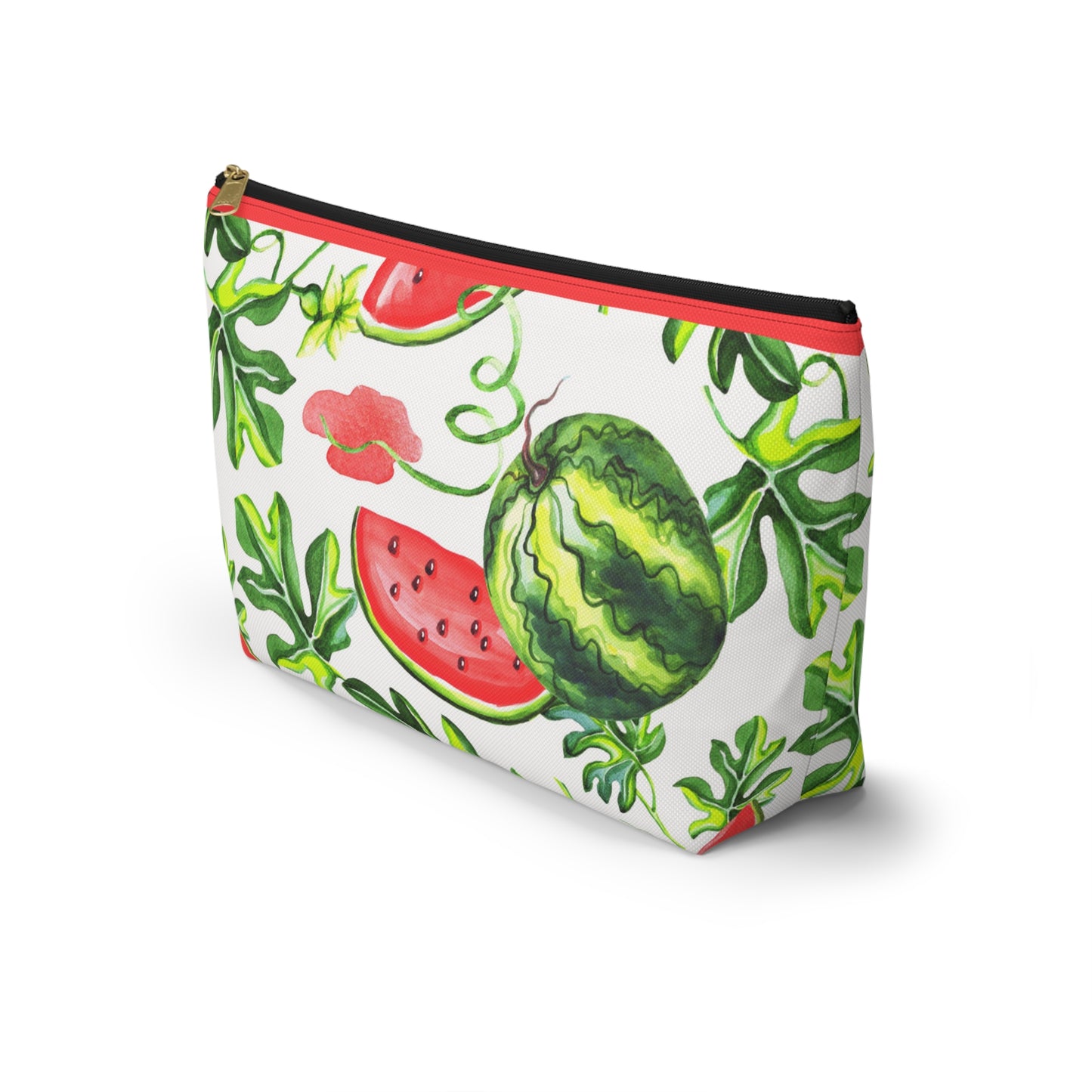 Watermelon Patch Accessory Pouch w T-bottom