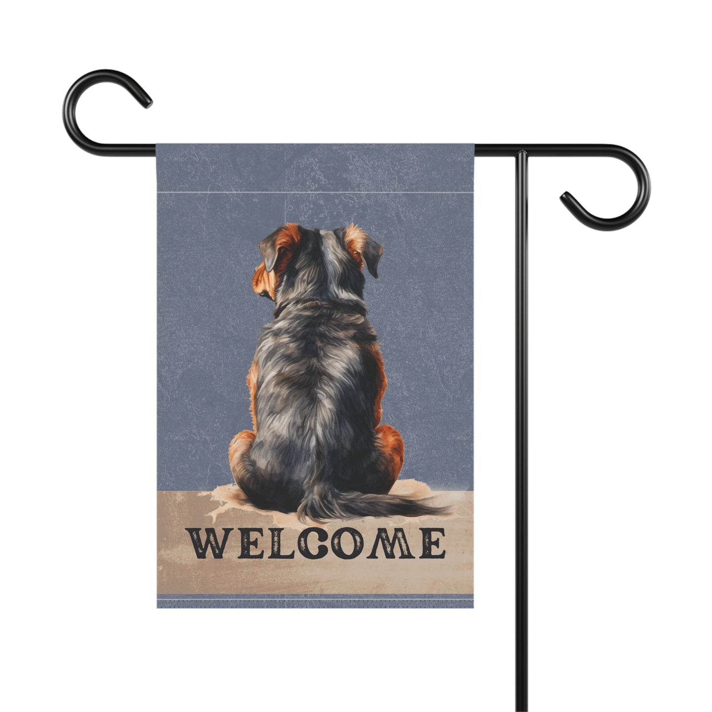 Rottweiler Welcome 2-Sided Garden & House Flag/Banner