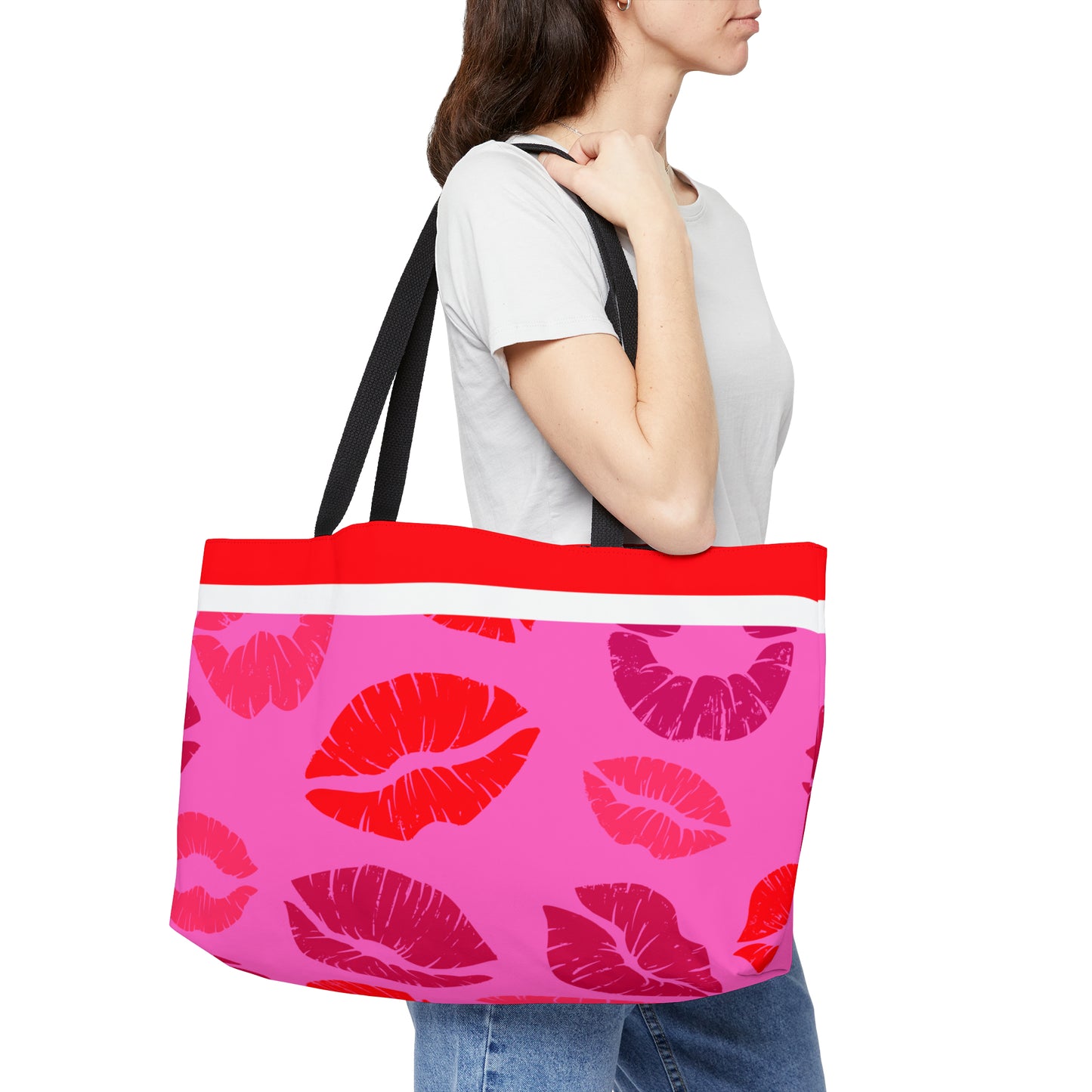 Hot Lips Weekender Tote Bag