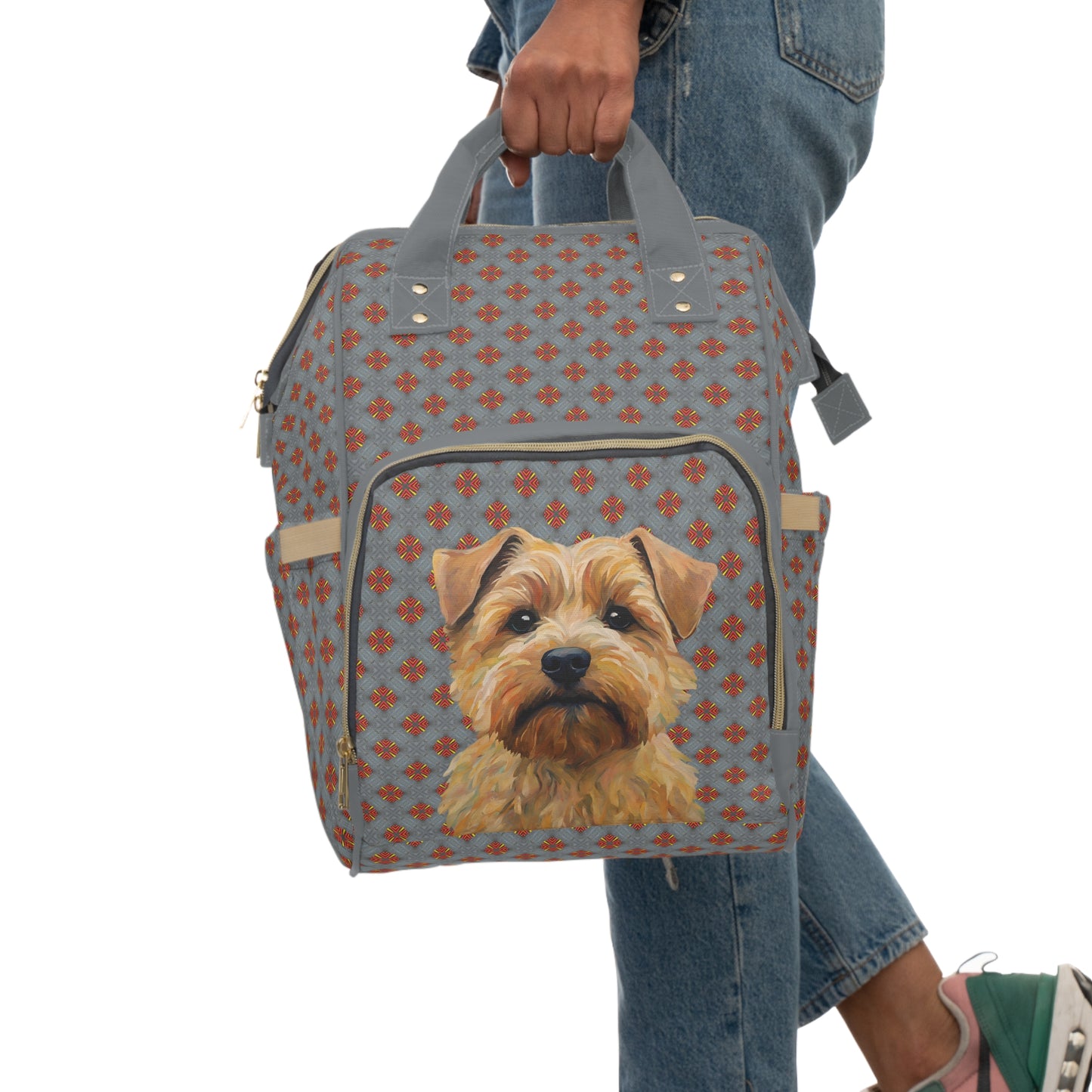 Norfolk Terrier 2  Multifunctional Backpack