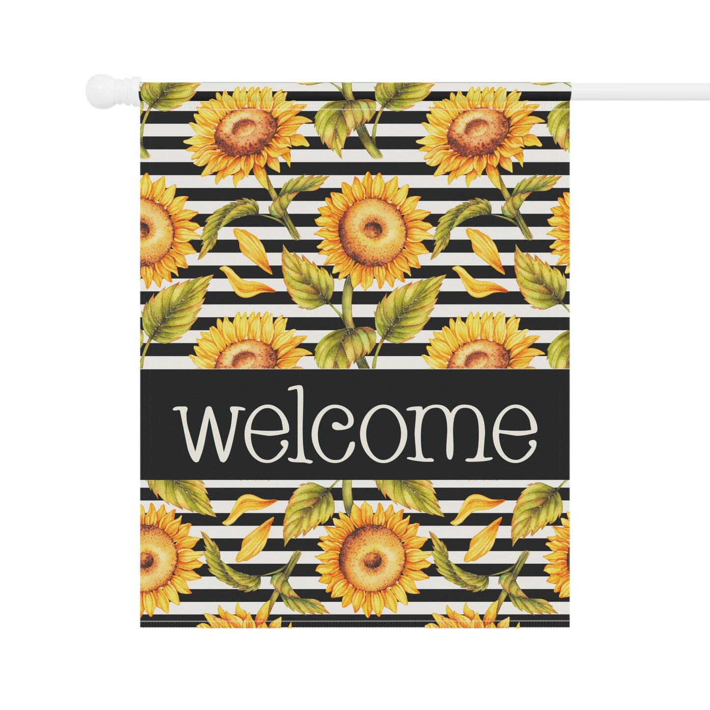 Sunflowers Welcome 2-Sided  Garden & House Flag/Banner