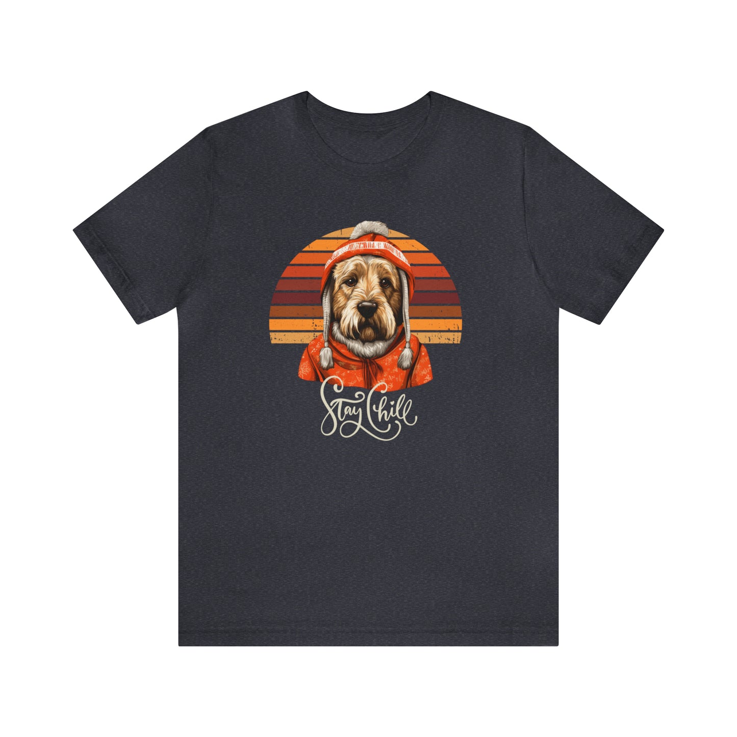 Stay Chill Soft Coated Wheaten Terrier Unisex Jersey Short Sleeve Tee