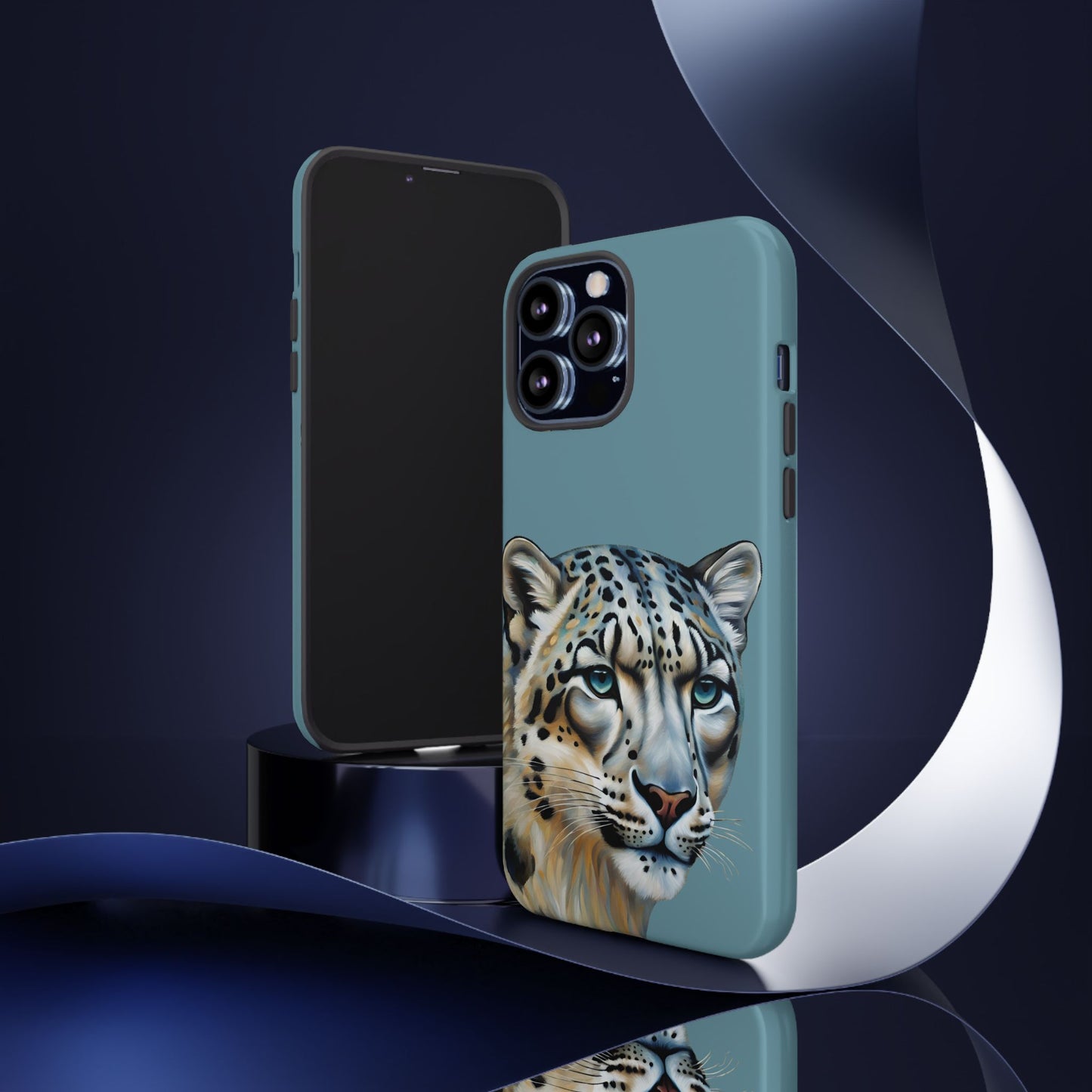 Snow Leopard iPhone Samsung Galaxy Google Pixel Tough Cases