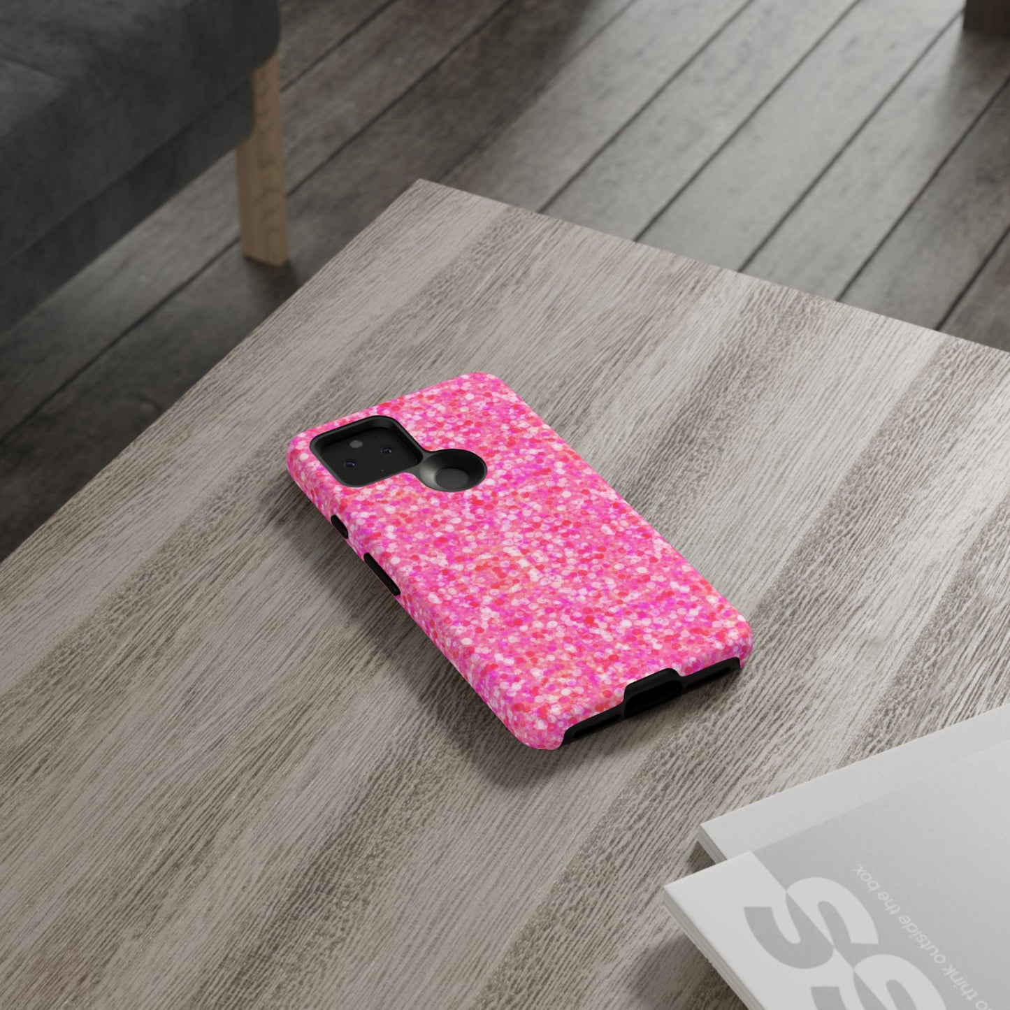 Poppin Pink iPhone Samsung Galaxy Google Pixel Tough Cases