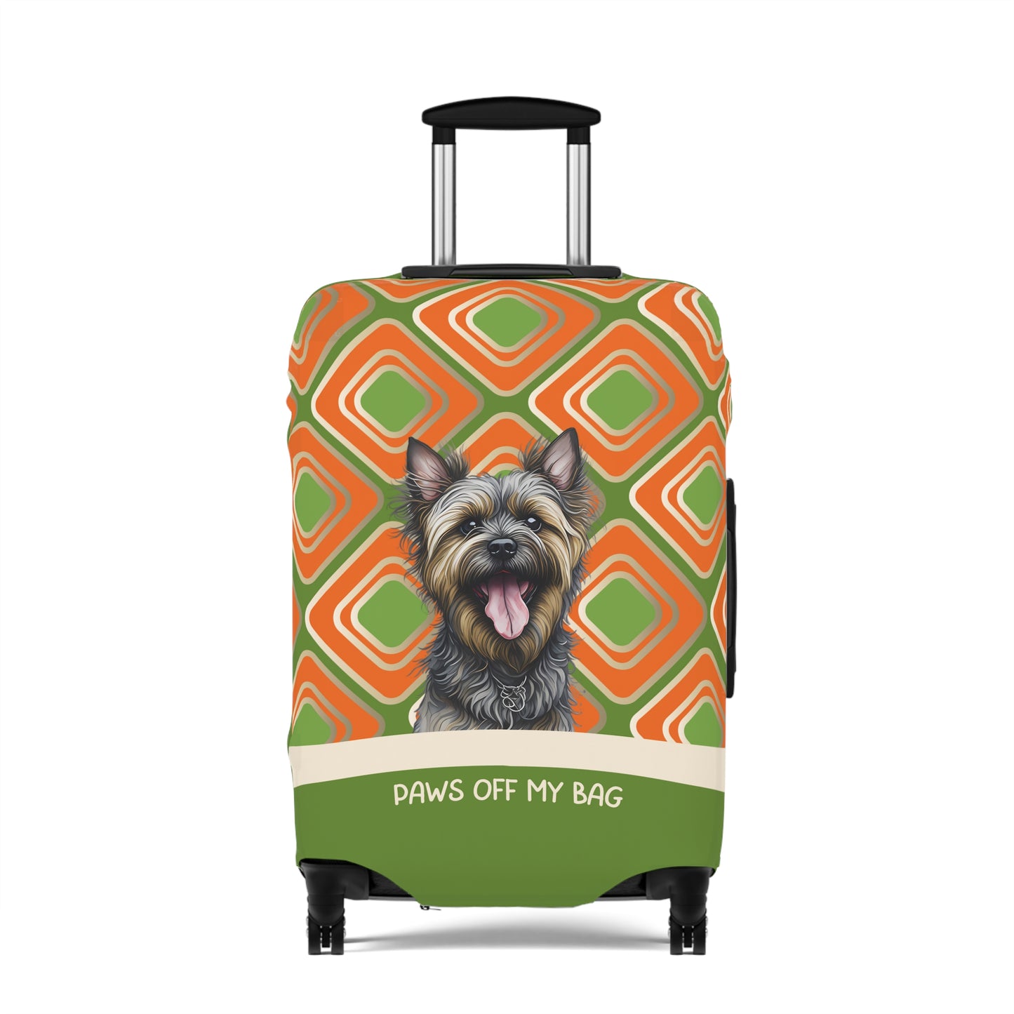 Cairn Terrier Paws Off My Bag Luggage Cover