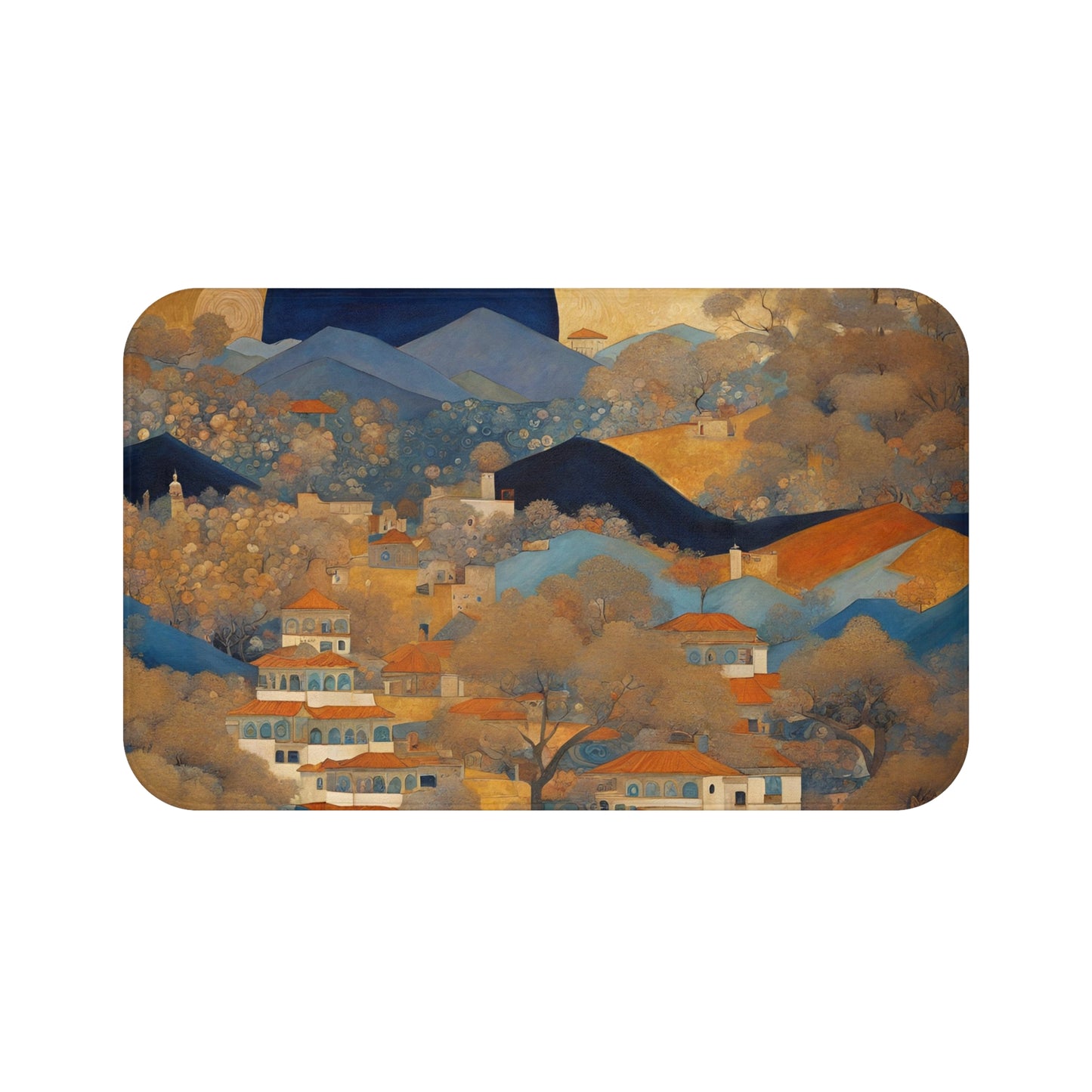 Moon Rising Microfiber Bath Mat