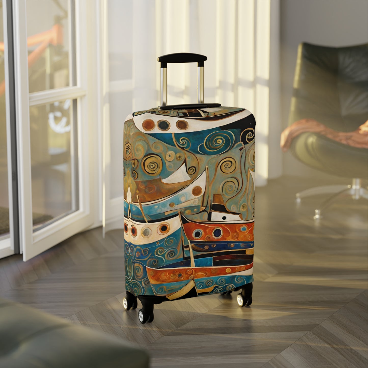 The Harbor Luggage Cover