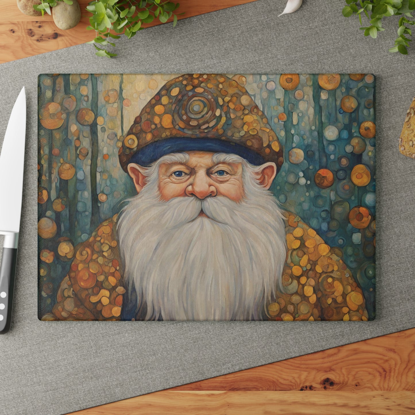 The Gnome Tempered Glass Cutting Board