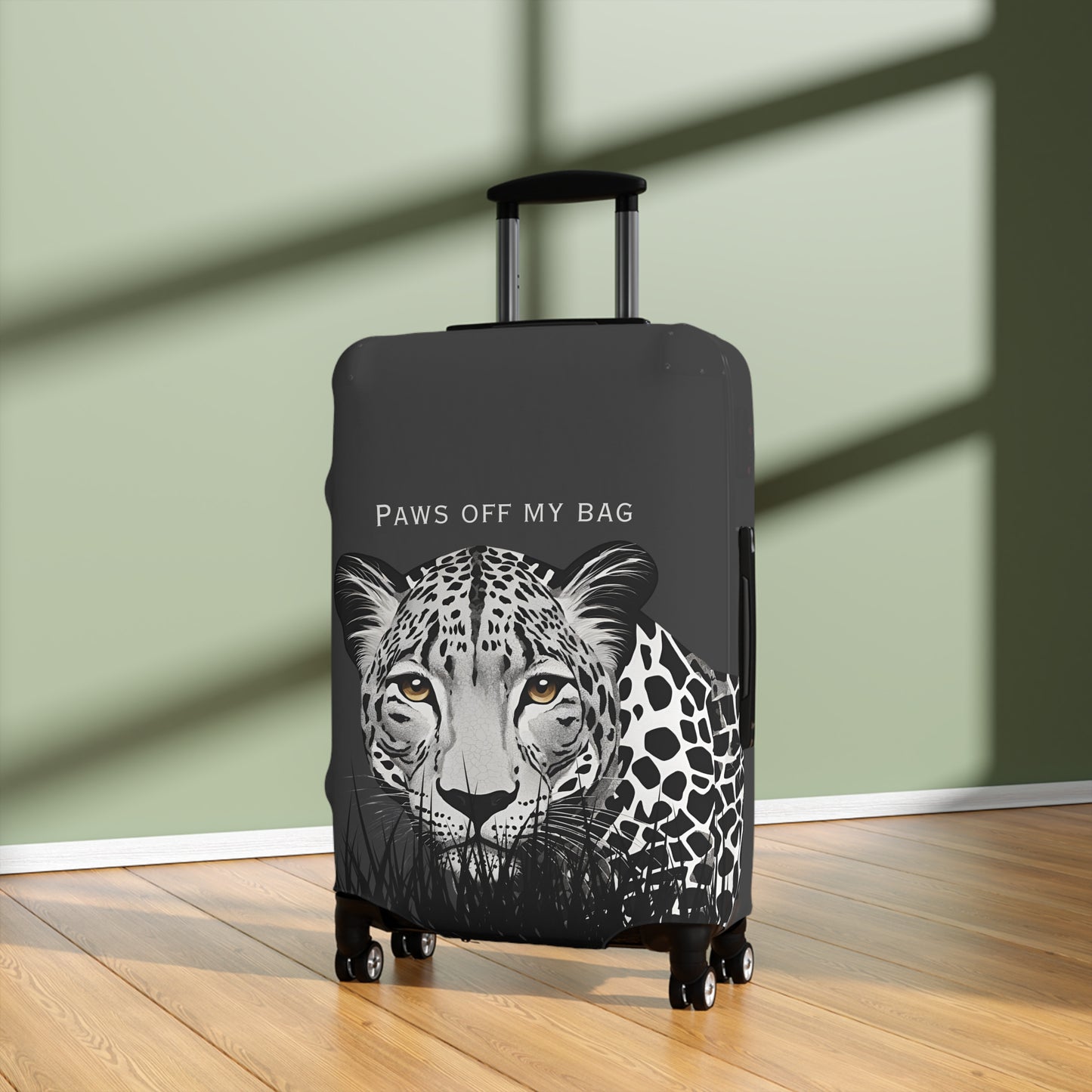 Leopard Paws Off My Bag Luggage Cover