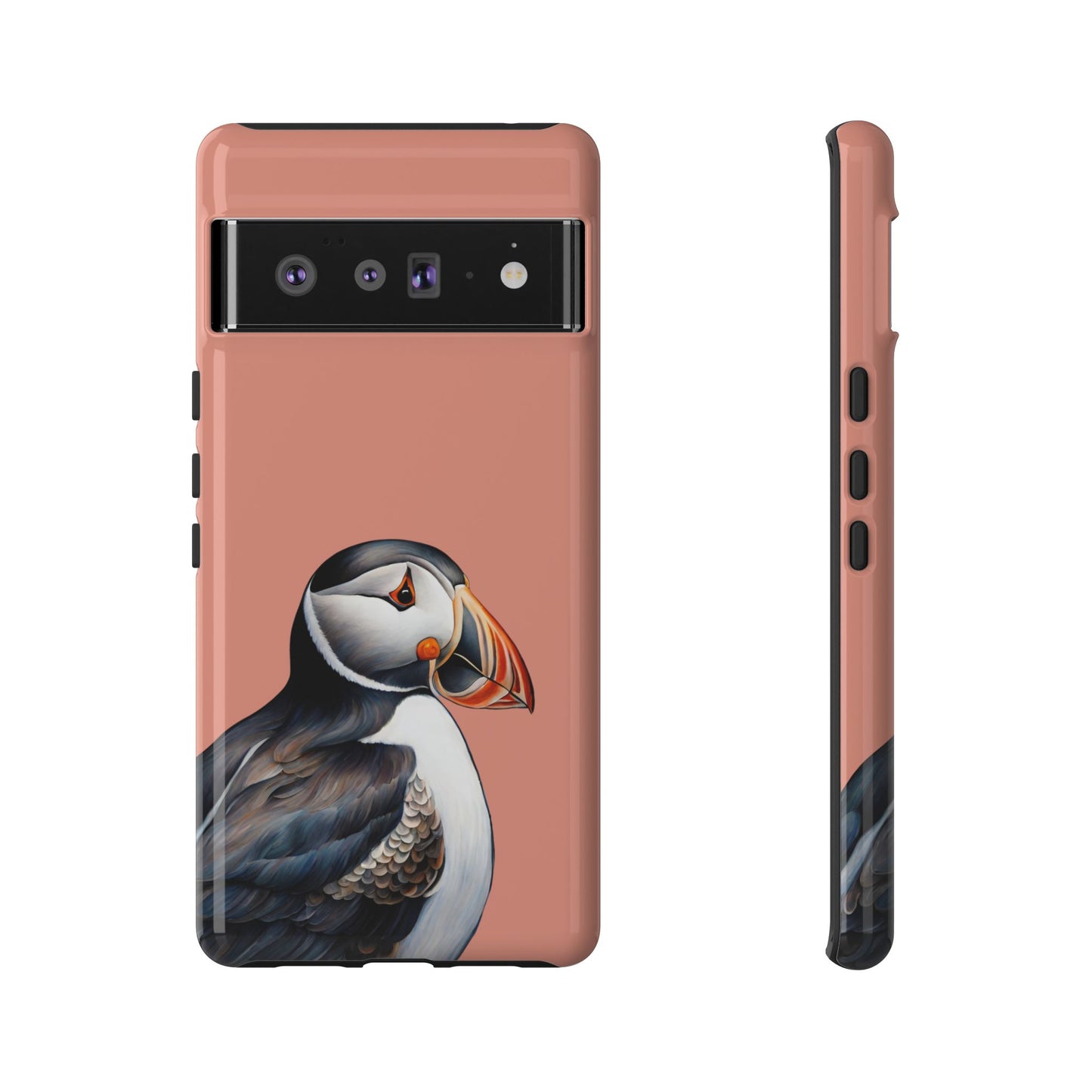 Puffin Wildlife iPhone Samsung Galaxy Google Pixel Tough Cases