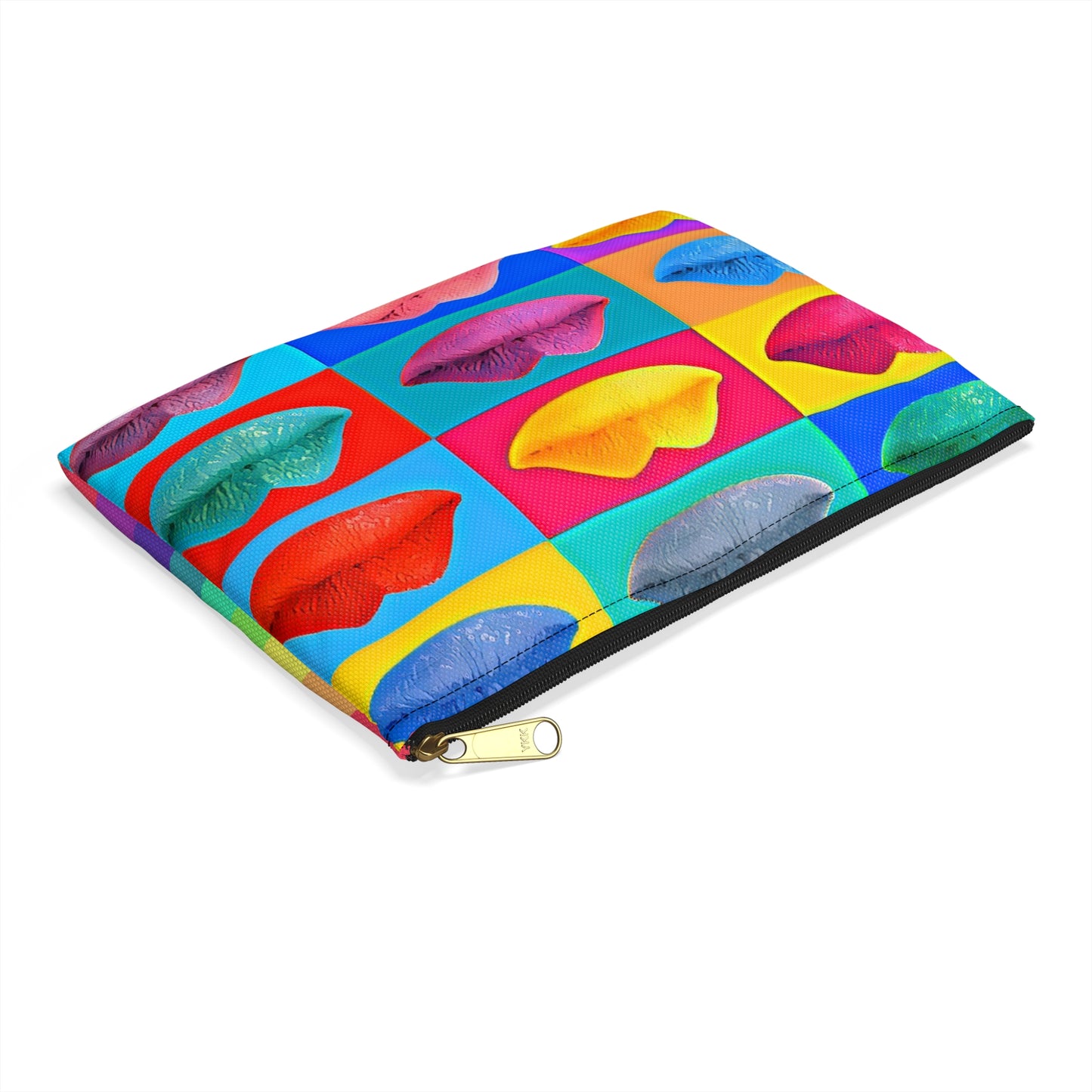 Pop Art Lips Accessory Pouch